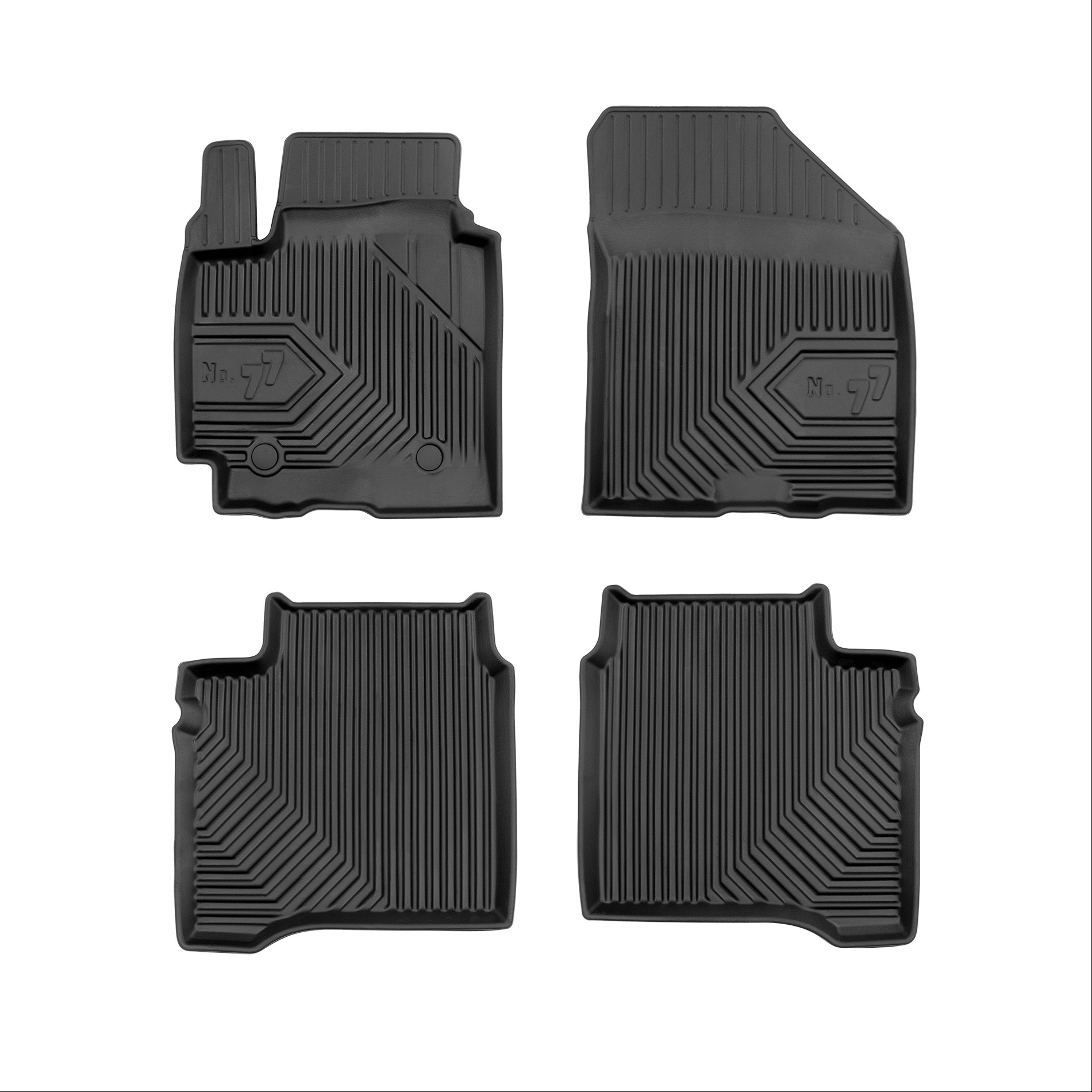 Car mats No77 for Suzuki Baleno 2015-> 4pcs Frogum