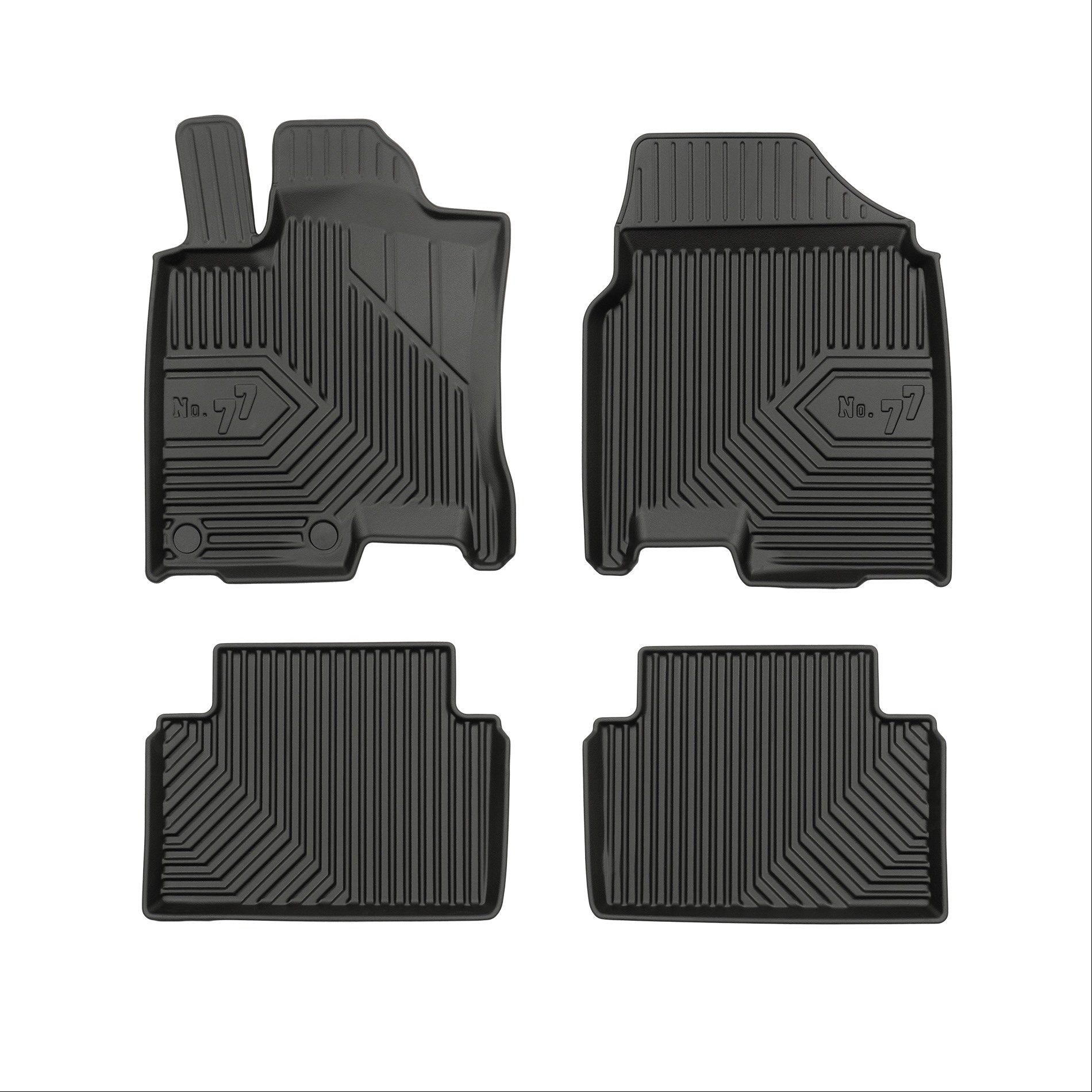 Car mats No77 for Nissan Qashqai (Tekna edition) 2006-2013 4pcs Frogum