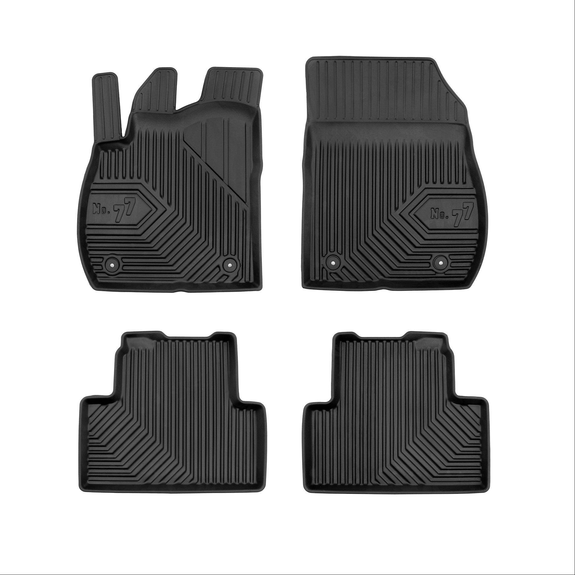 Car mats No77 for Opel Zafira C 2012-2019 4pcs Frogum