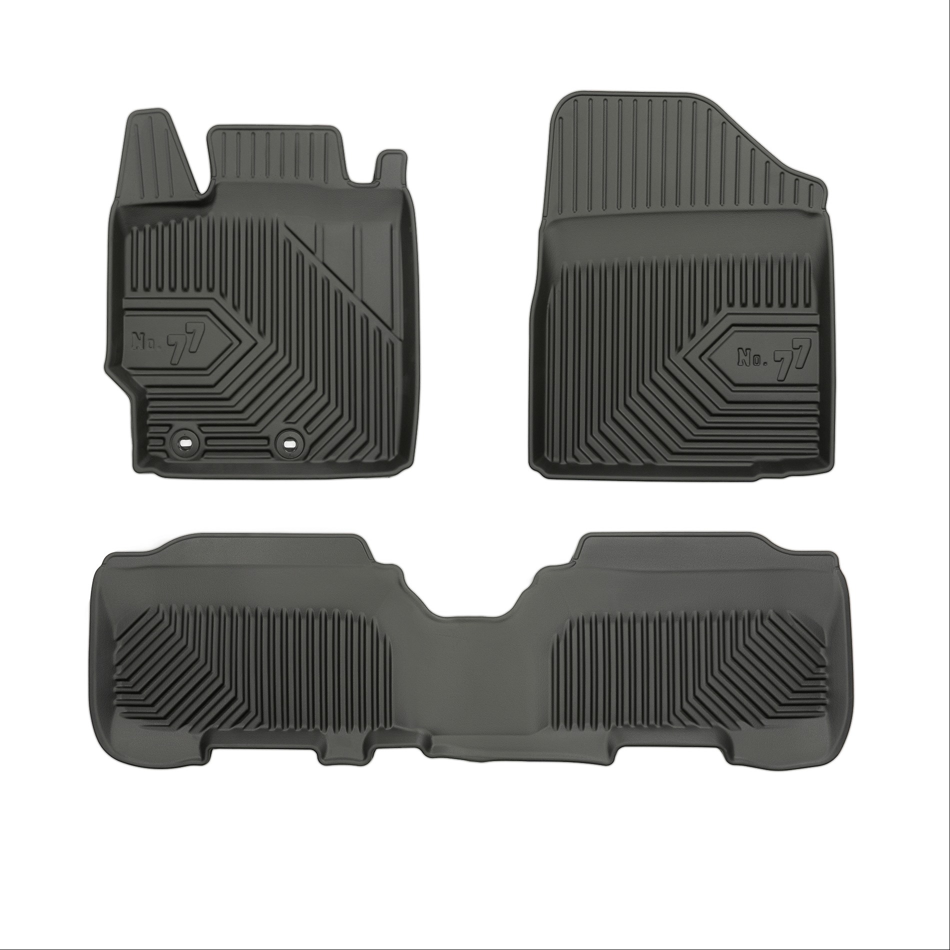 Car mats No77 for Toyota Yaris 2005-2011 3pcs Frogum