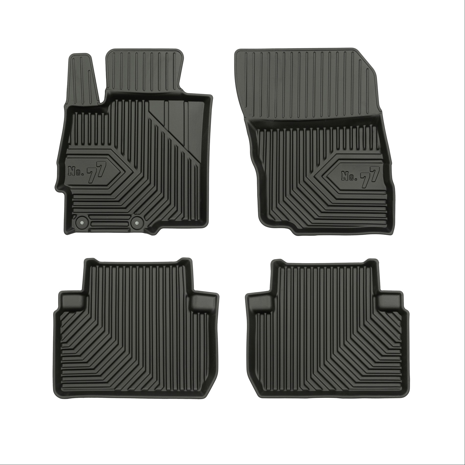 Car mats No77 for Mitsubishi Eclipse Cross 2018-> 4pcs Frogum