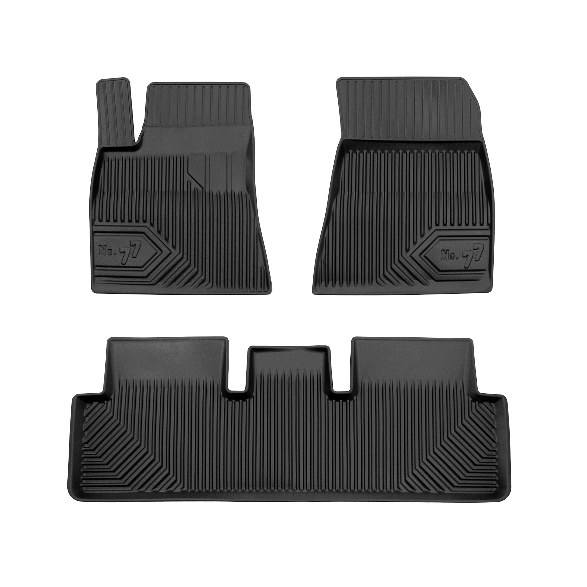 Car mats No77 for Tesla Model 3 2017-> 3pcs Frogum