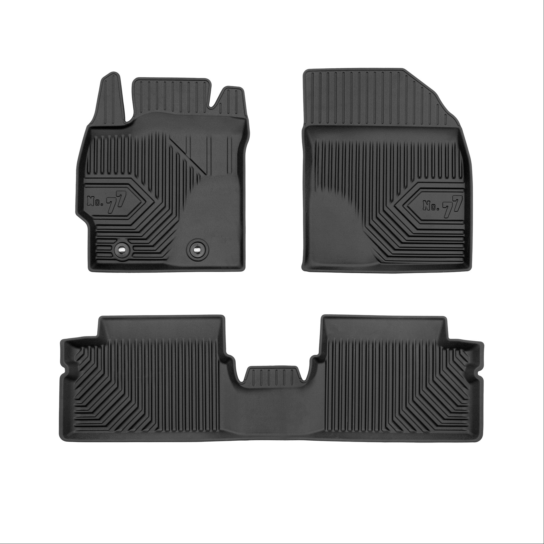 Car mats No77 for Toyota Auris 2007-2012 Corolla 2007-2013 3pcs Frogum