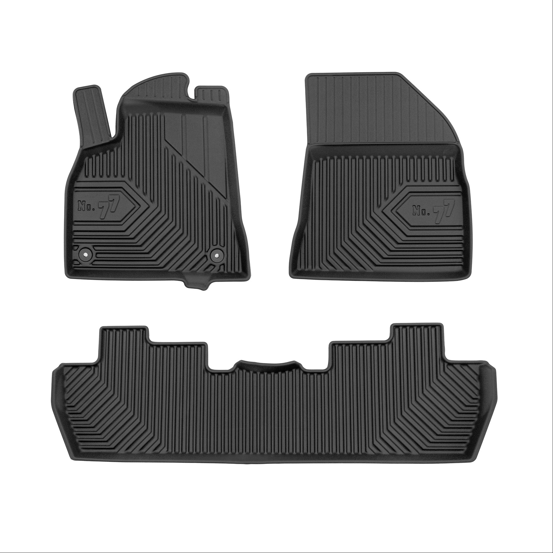 Car mats No77 for Peugeot 5008 2009-2017 3pcs Frogum