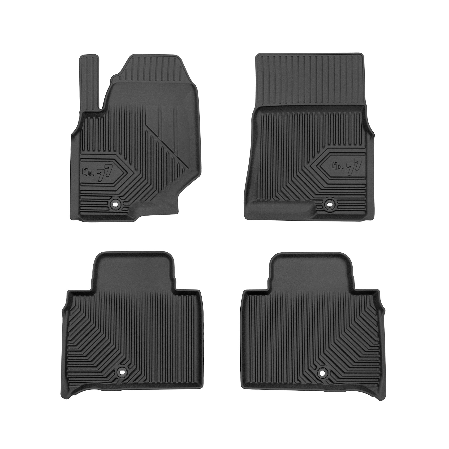 Car mats No77 for SsangYong Rexton 2017-> 4pcs Frogum