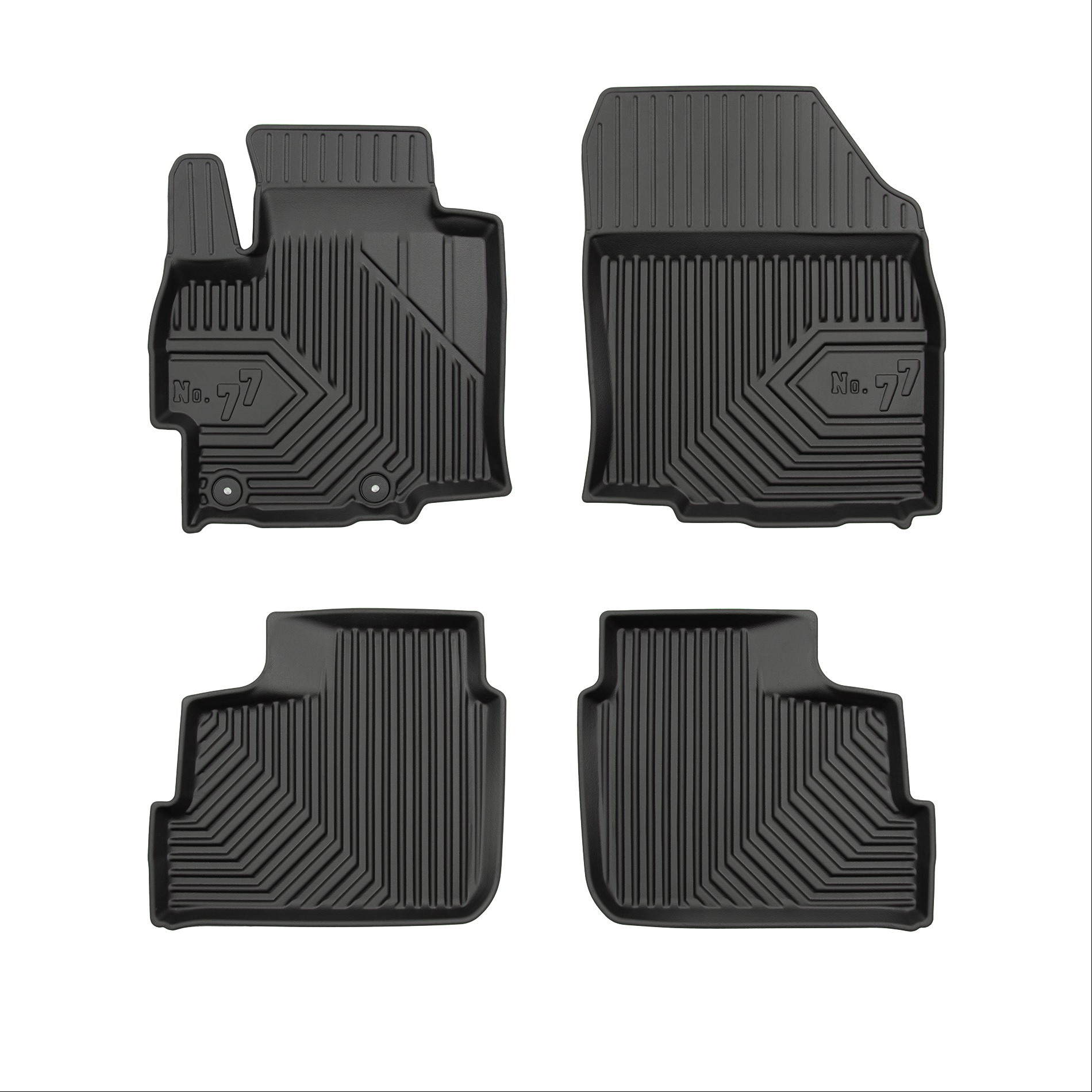 Car mats No77 for Mitsubishi Space Star 2013-> 4pcs Frogum