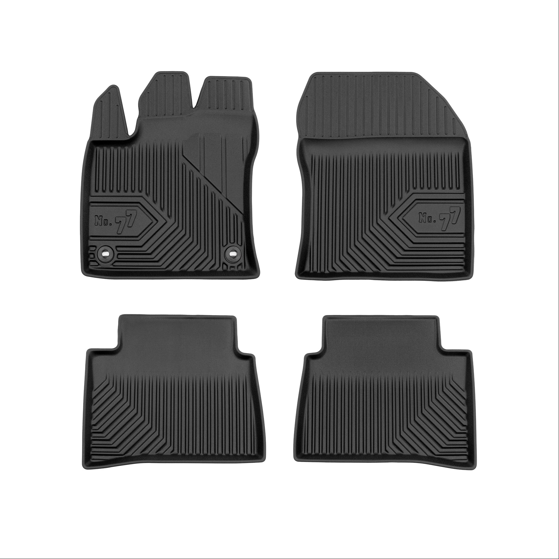 Car mats No77 for Toyota Prius 2015-> 4pcs Frogum