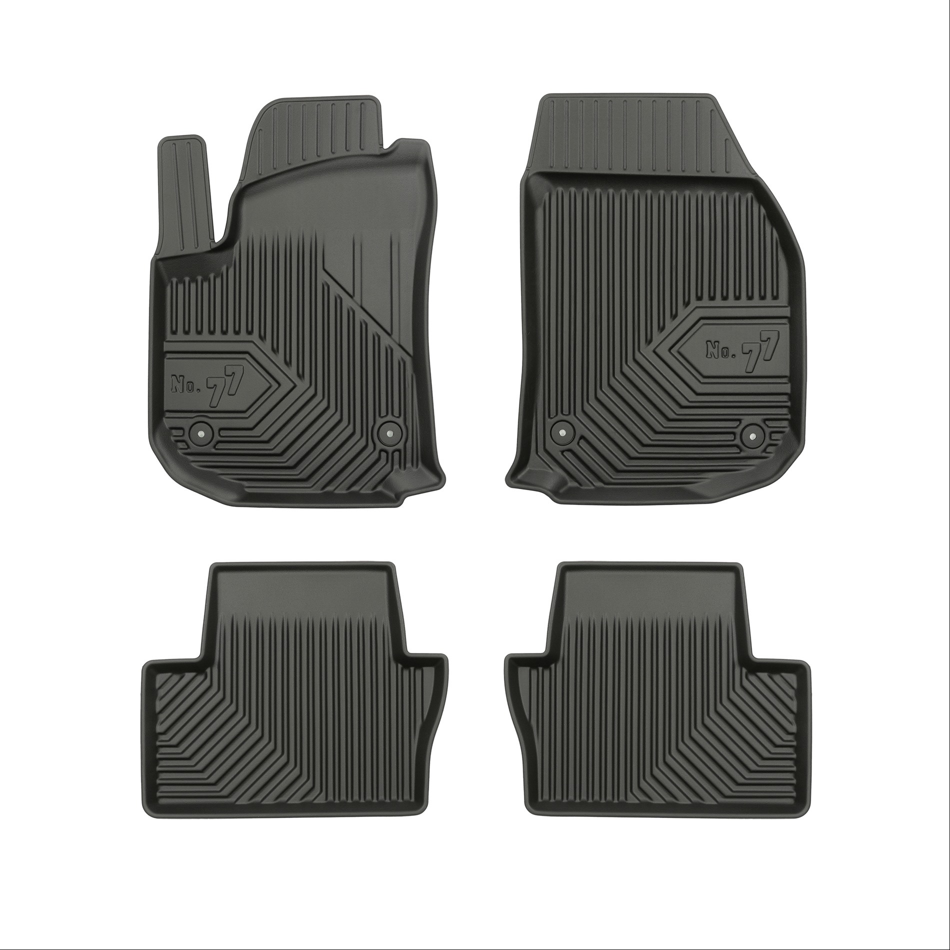 Car mats No77 for Opel Zafira B 2005-2014 4pcs Frogum