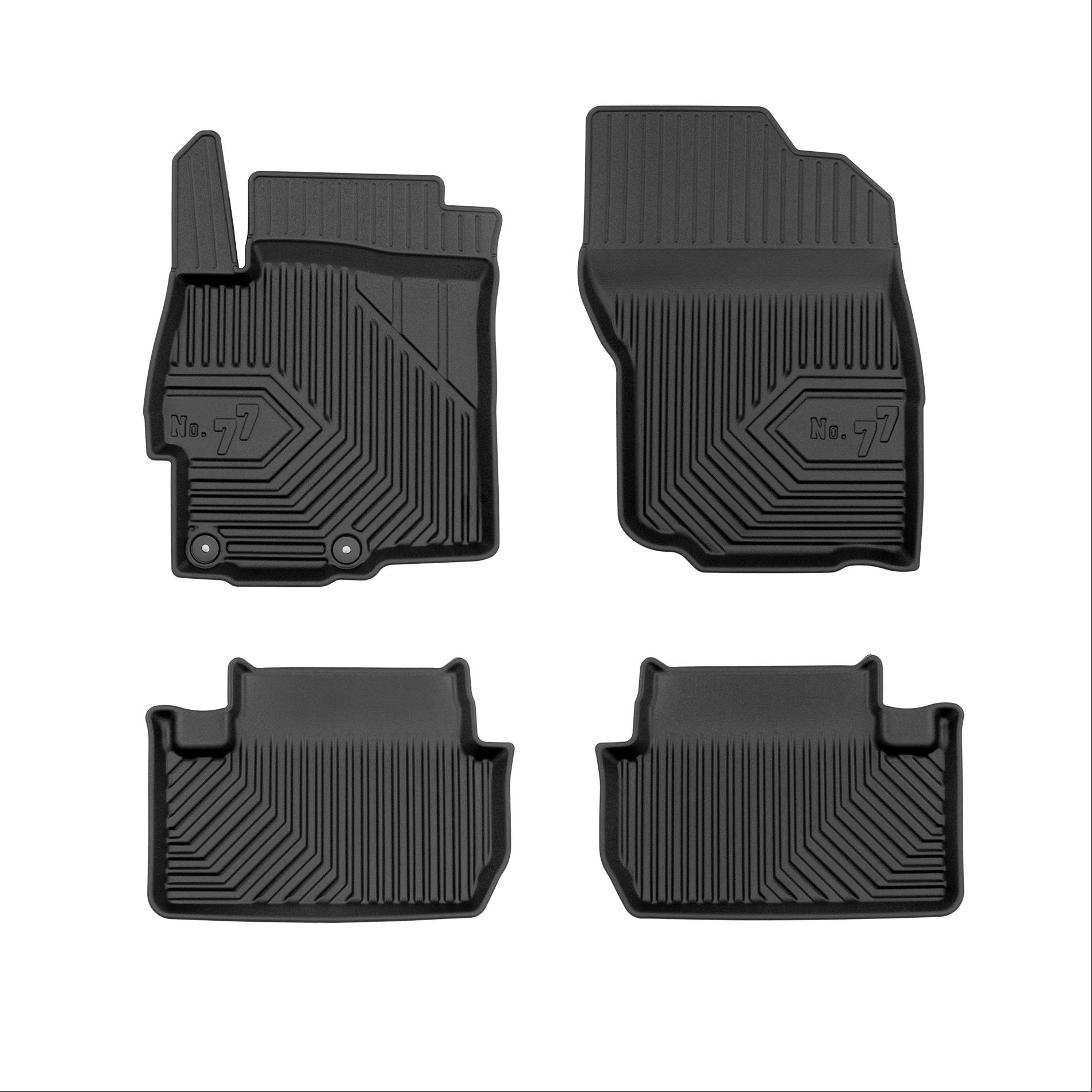 Car mats No77 for Mitsubishi Lancer 2007-2017 4pcs Frogum