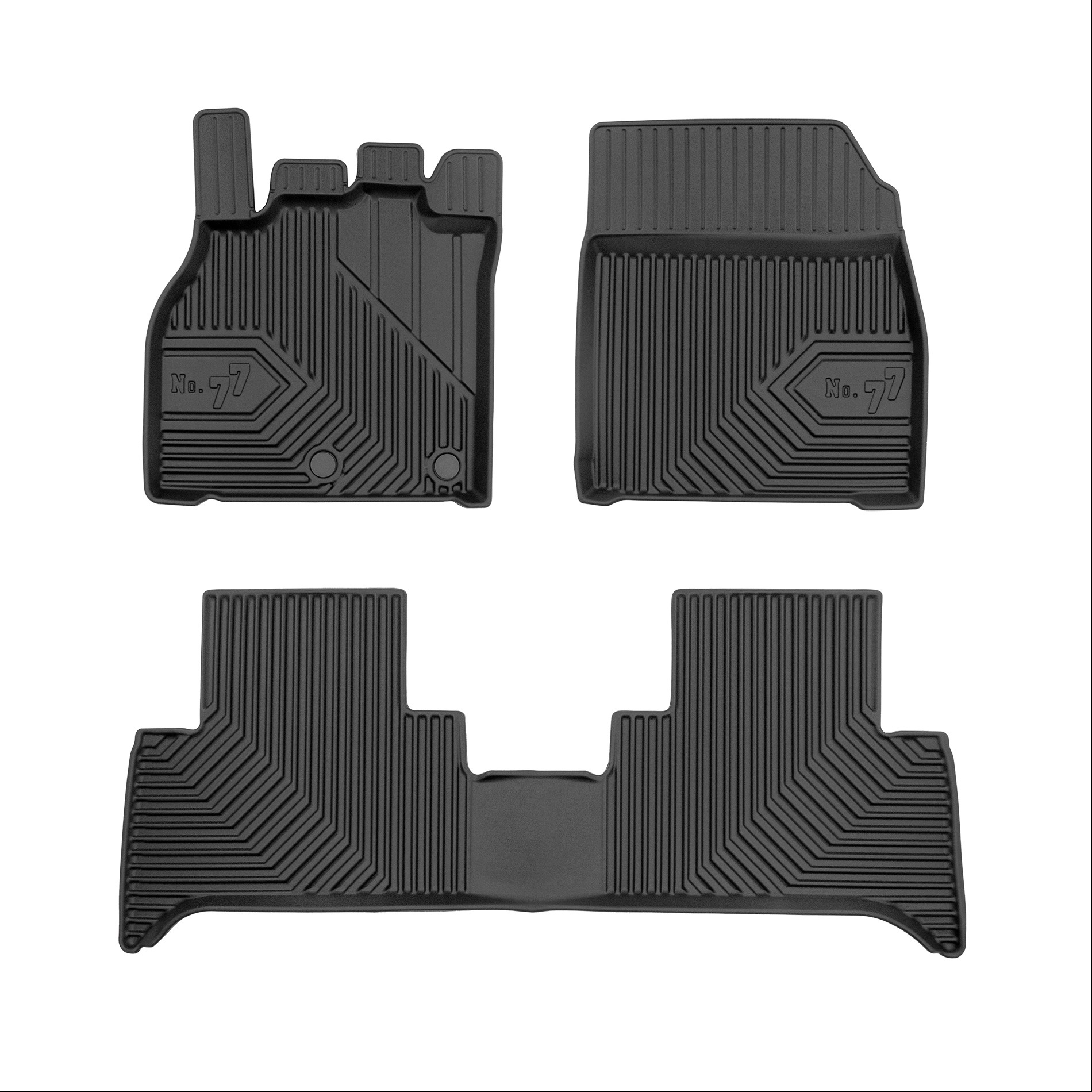 Car mats No77 for Renault Scenic/Grand Scenic 2009-2016 3pcs Frogum