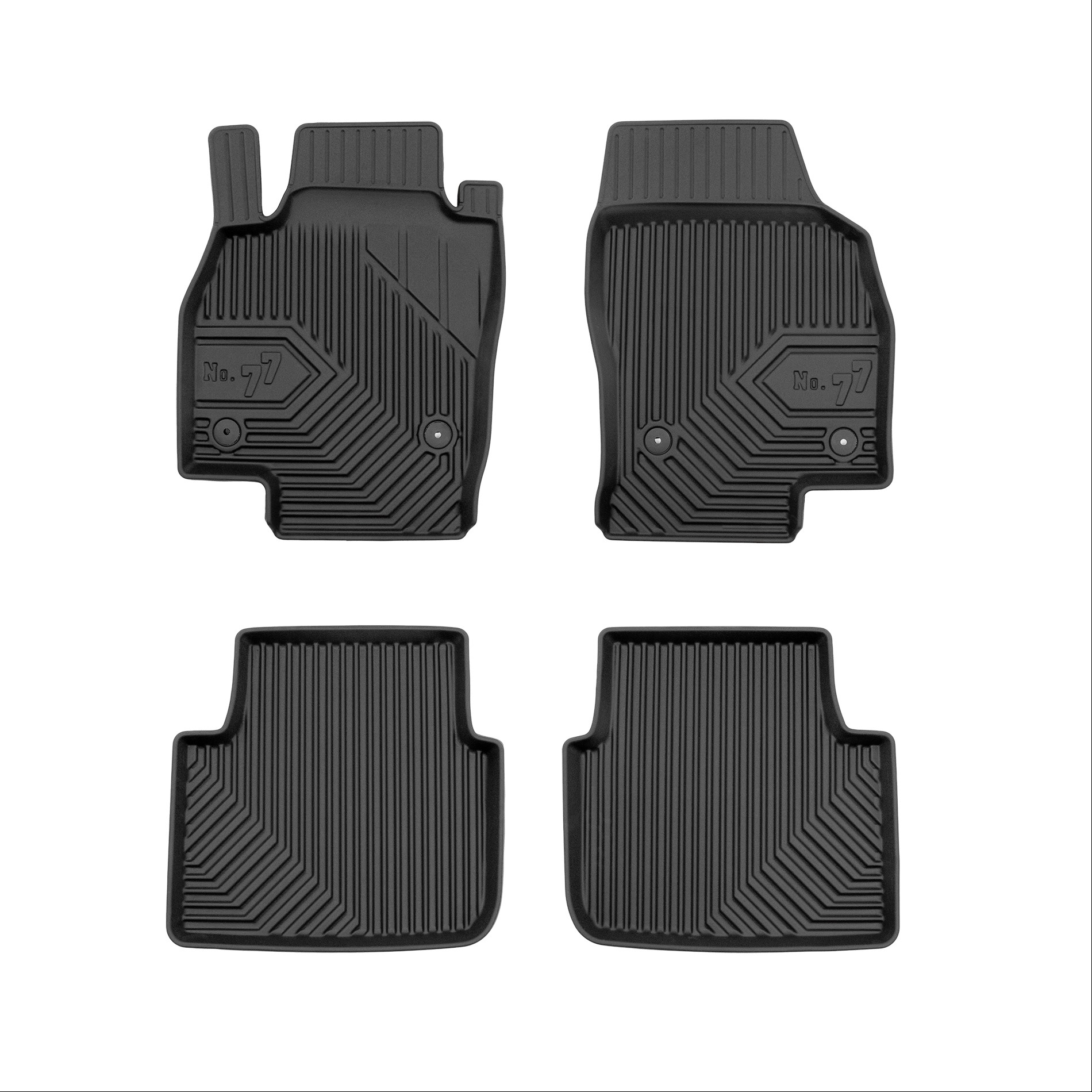 Car mats No77 for Skoda Scala 2019-> 4pcs Frogum