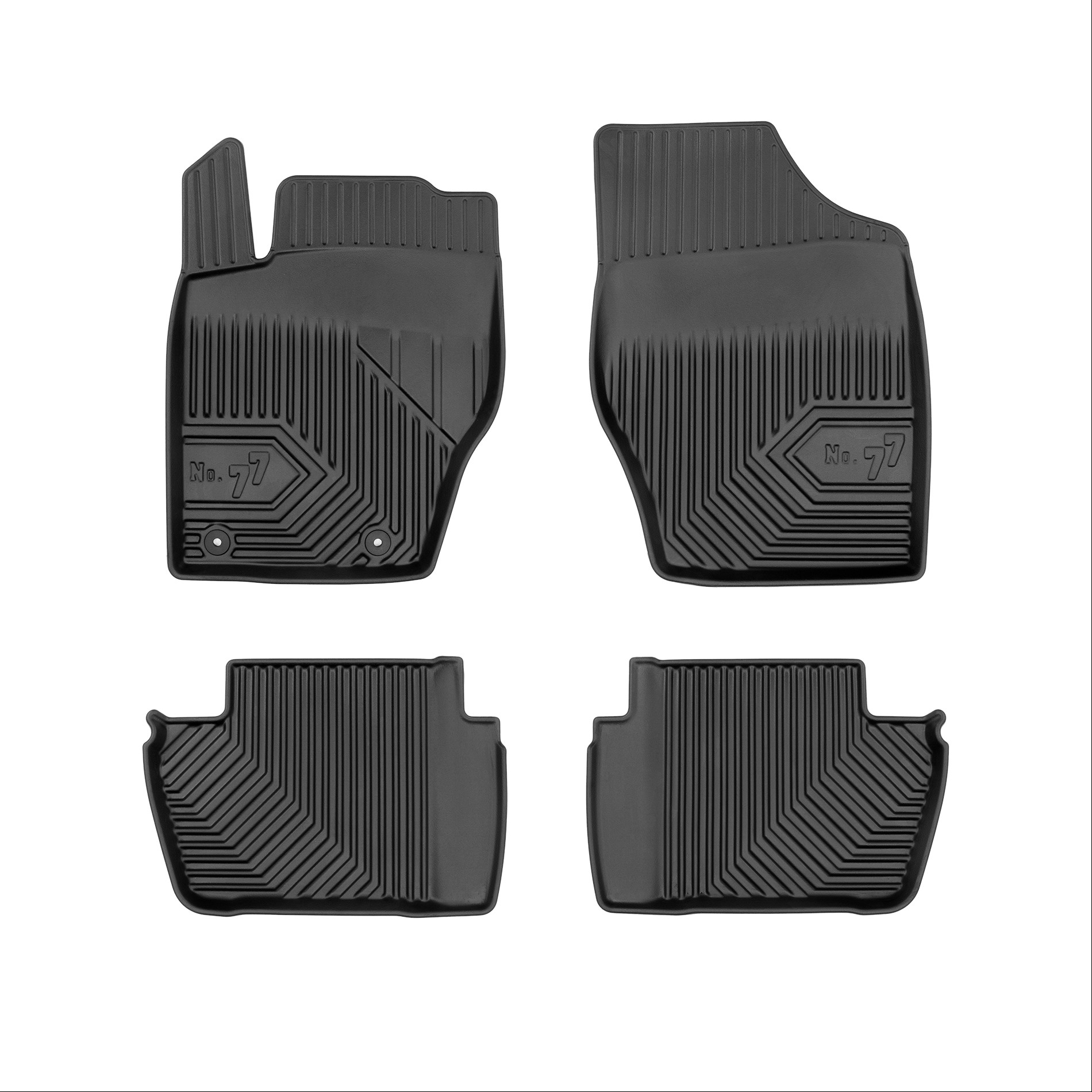 Car mats No77 for Peugeot 307 2001-2008 4pcs Frogum