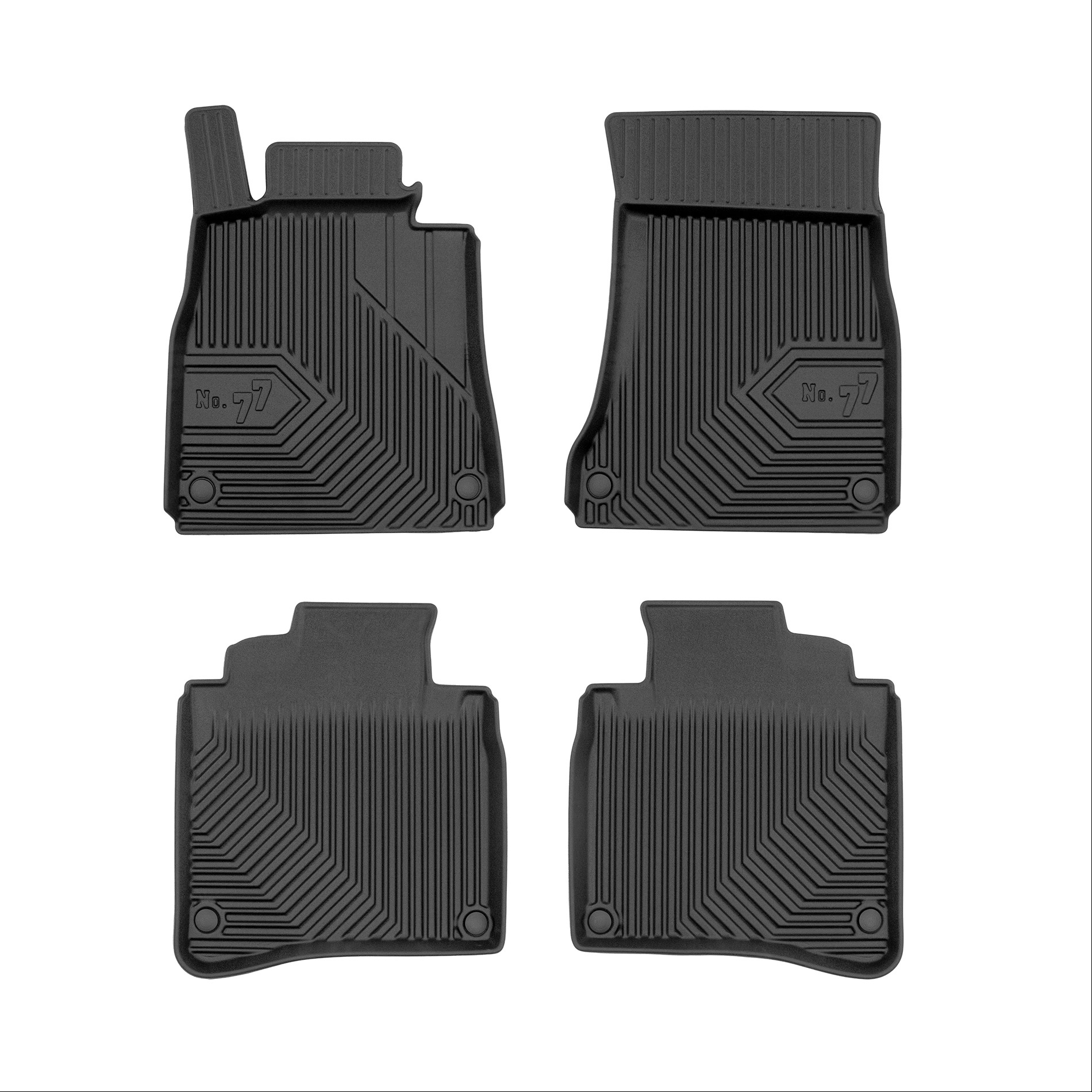 Car mats No77 for Mercedes S Class W222 2013-2020 4pcs Frogum