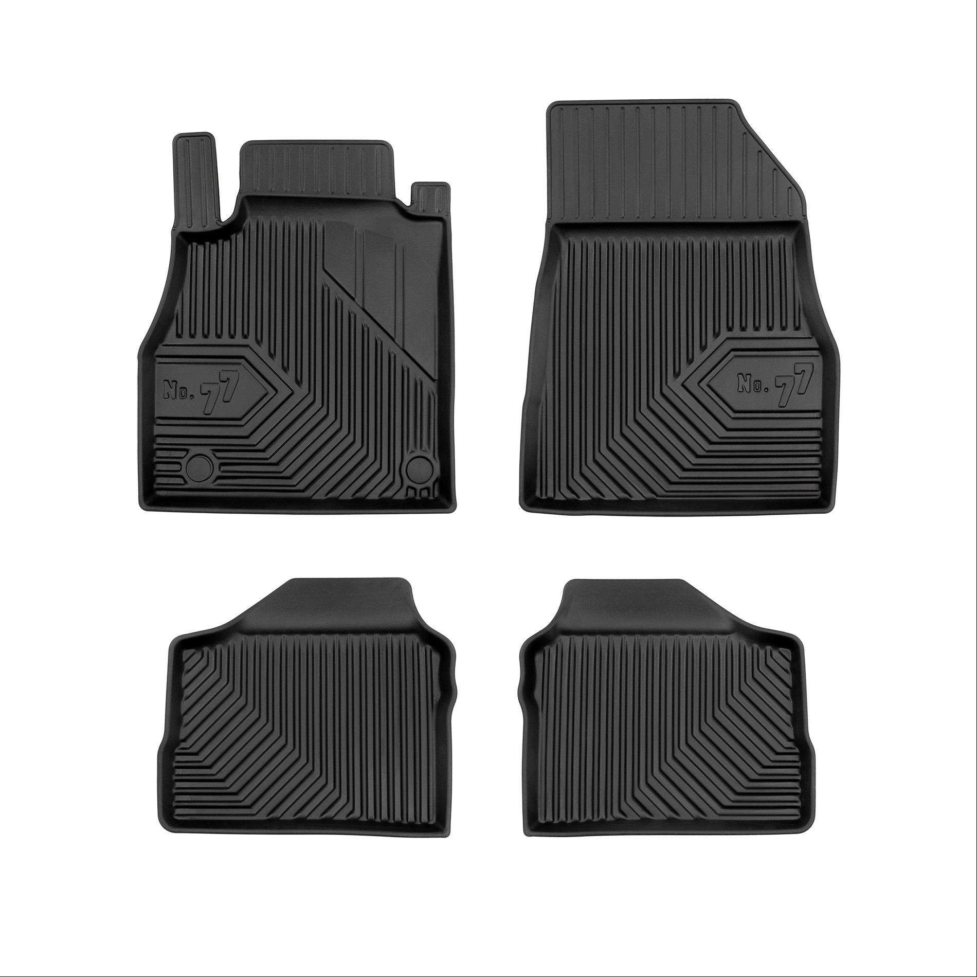 Car mats No77 for Nissan Micra K14 2017-> 4pcs Frogum