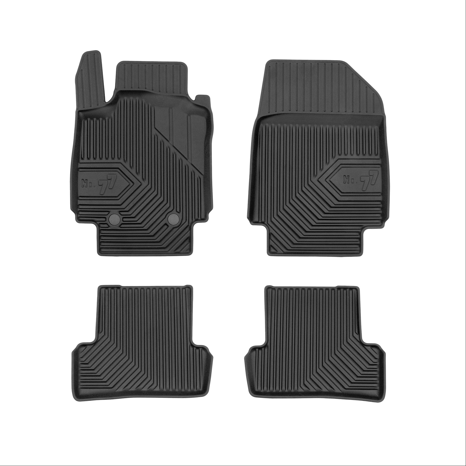 Car mats No77 for Renault Clio III 2005-2012 4pcs Frogum