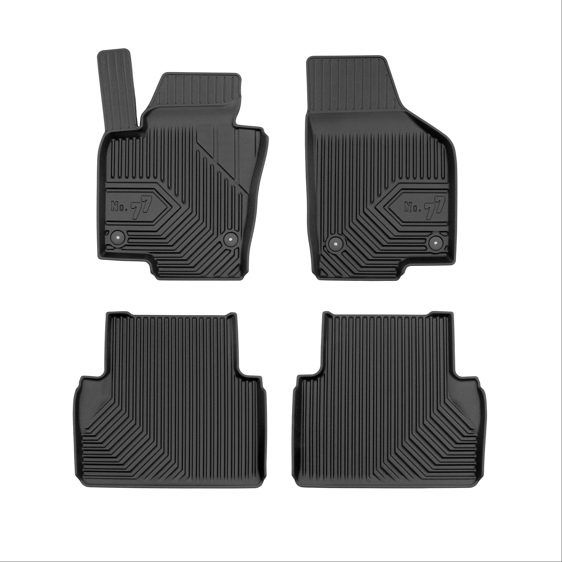 Car mats No77 for Seat Alhambra 2010-2020 VW Sharan 2010-2022 4pcs Frogum