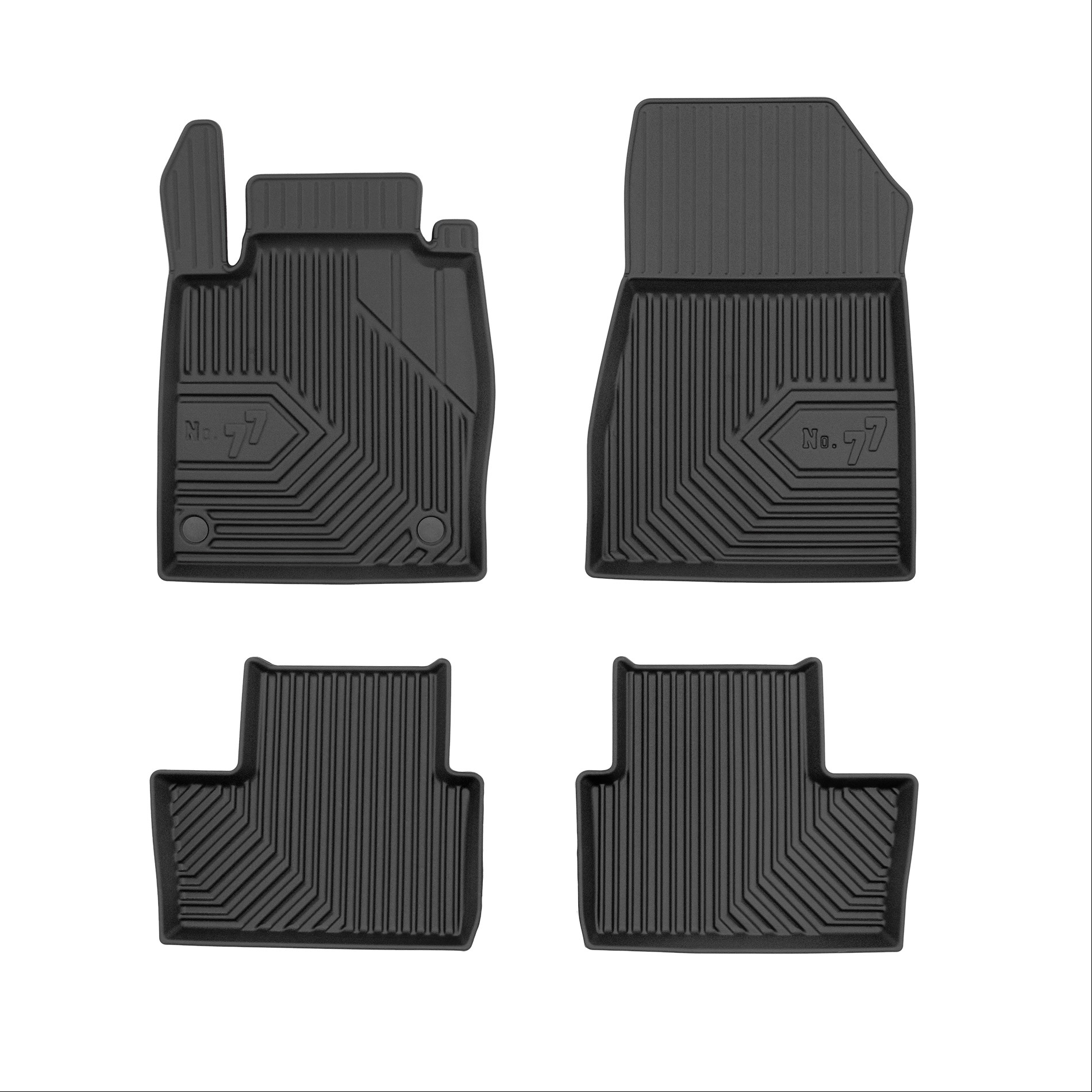 Car mats No77 for Nissan Juke 2019-> 4pcs Frogum