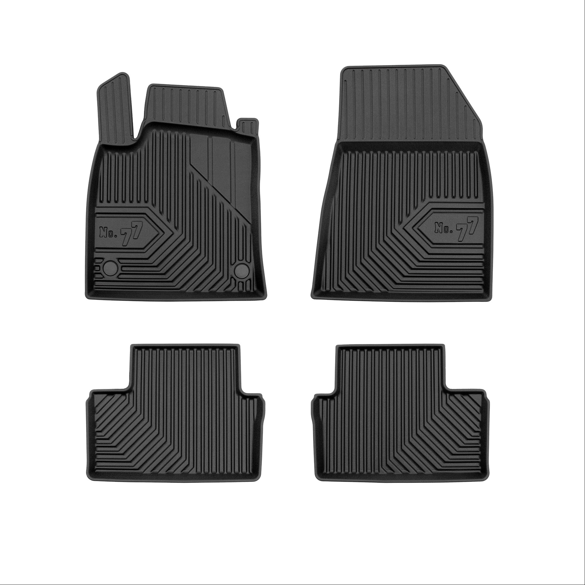 Car mats No77 for Renault Clio V 2019-> 4pcs Frogum