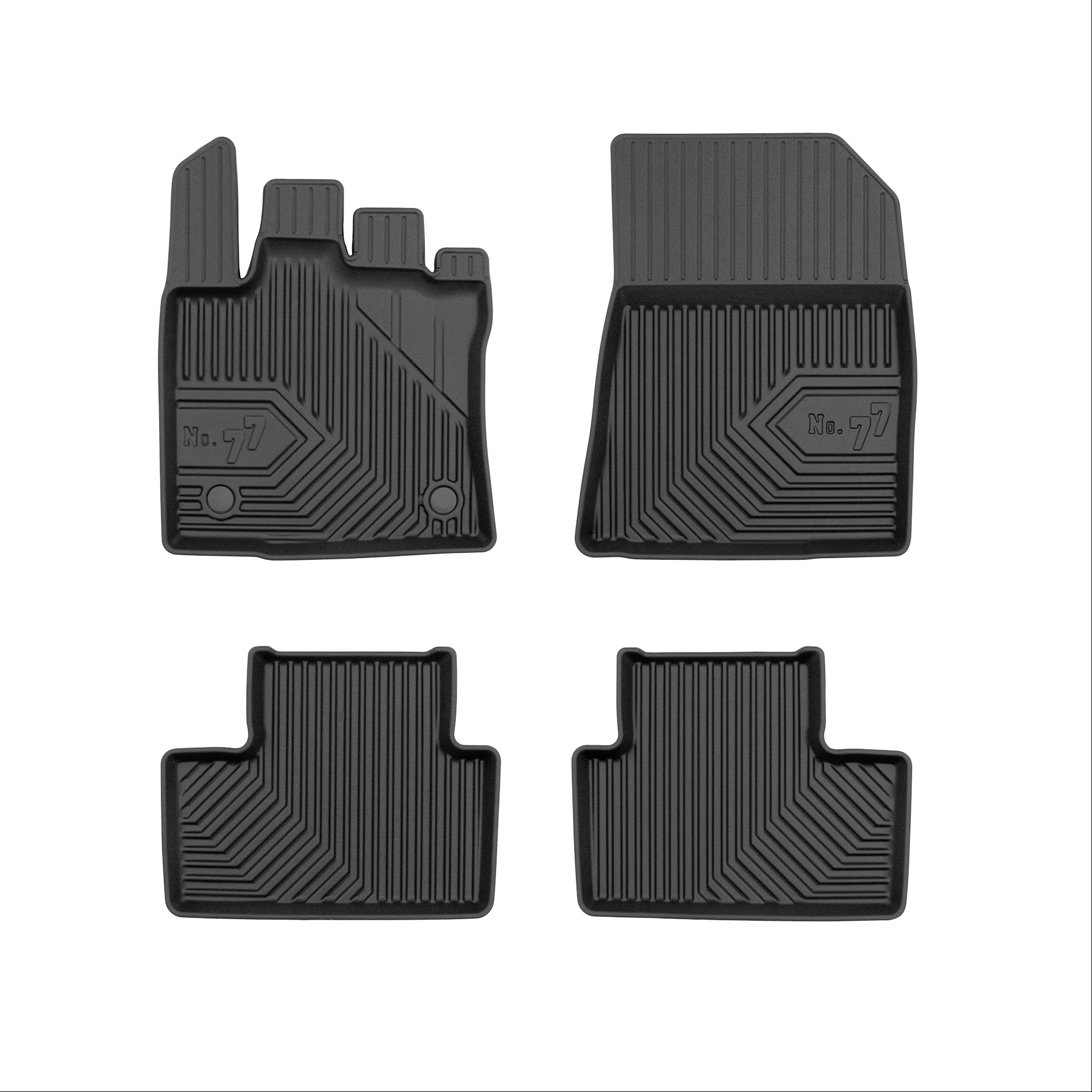 Car mats No77 for Renault Captur 2019-> 1996-2010 4pcs Frogum