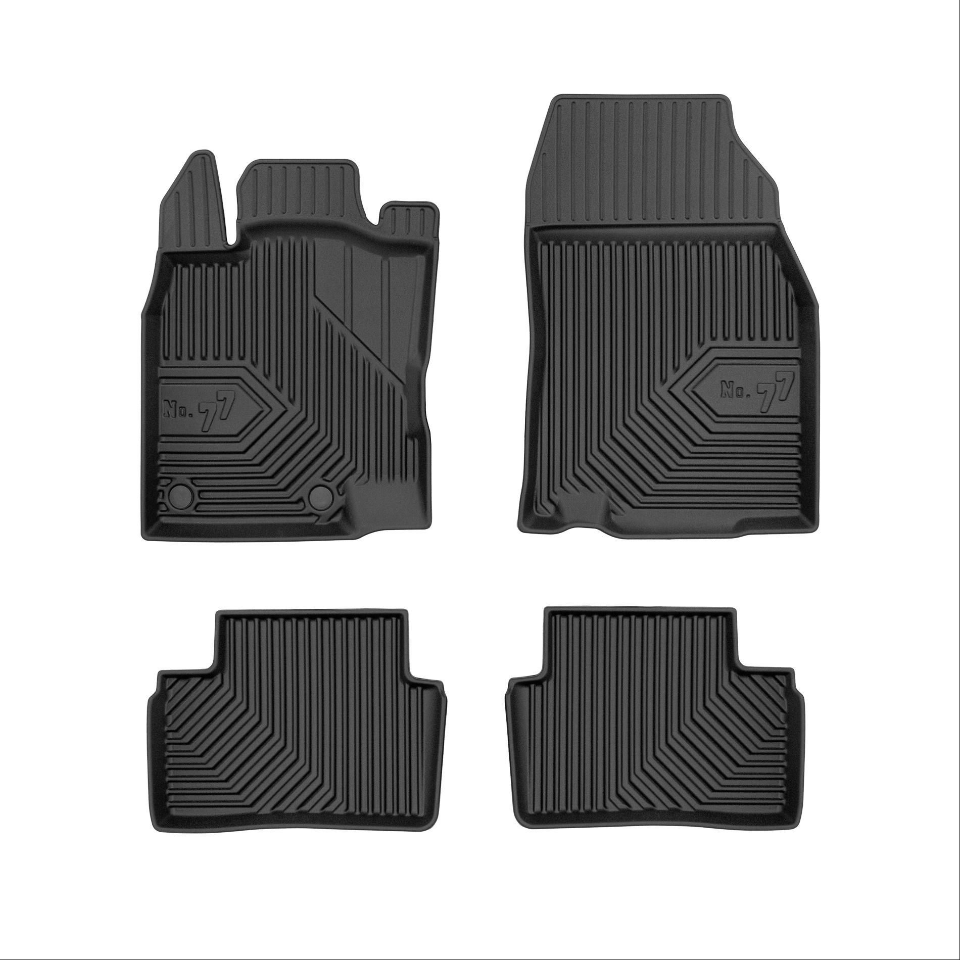 Car mats No77 for Renault Kadjar 2015-2022 4pcs Frogum