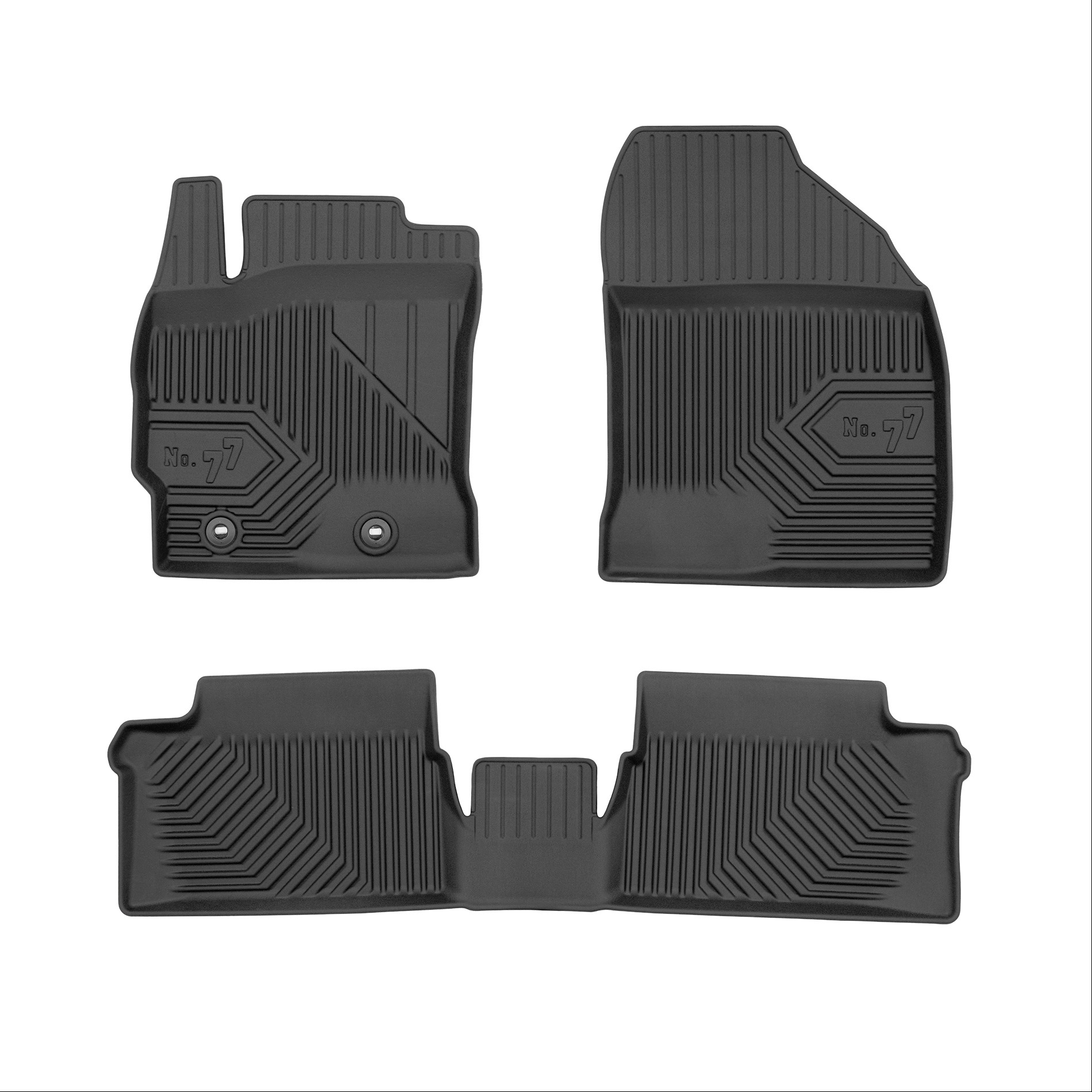 Car mats No77 for Toyota Auris 2012-2018 3pcs Frogum