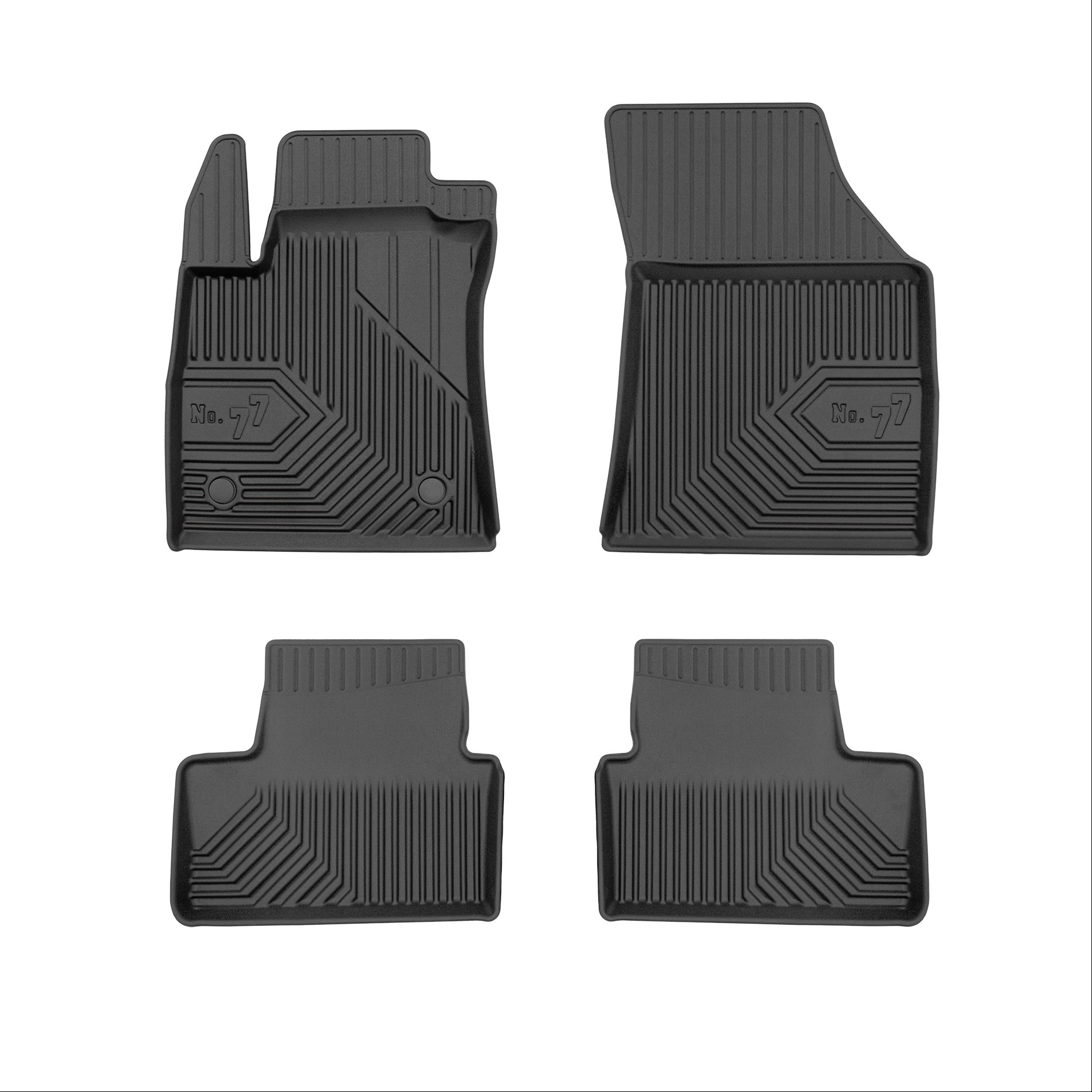 Car mats No77 for Renault Megane 2016-> 4pcs Frogum