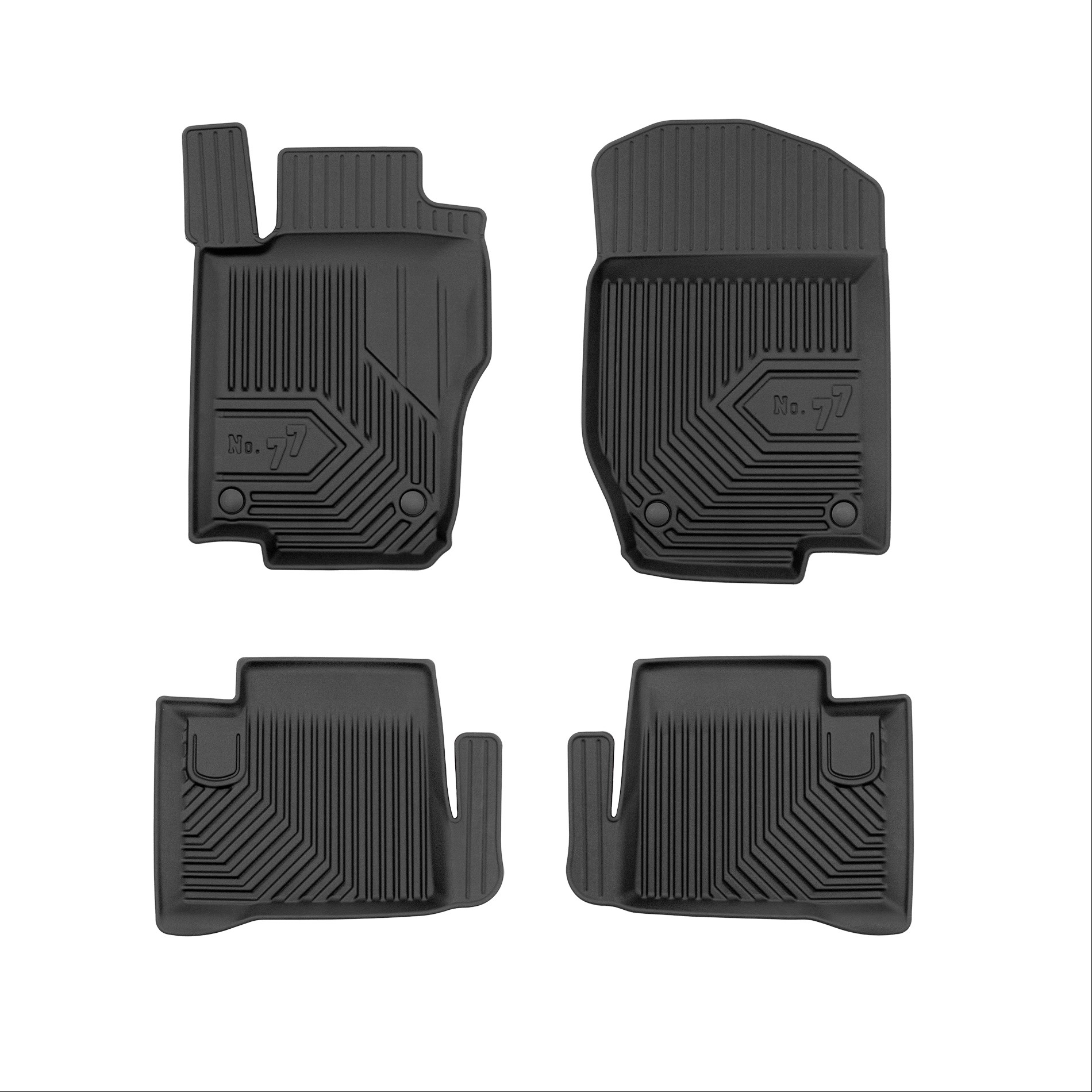 Car mats No77 for Mercedes ML Class W164 2005-2011 4pcs Frogum