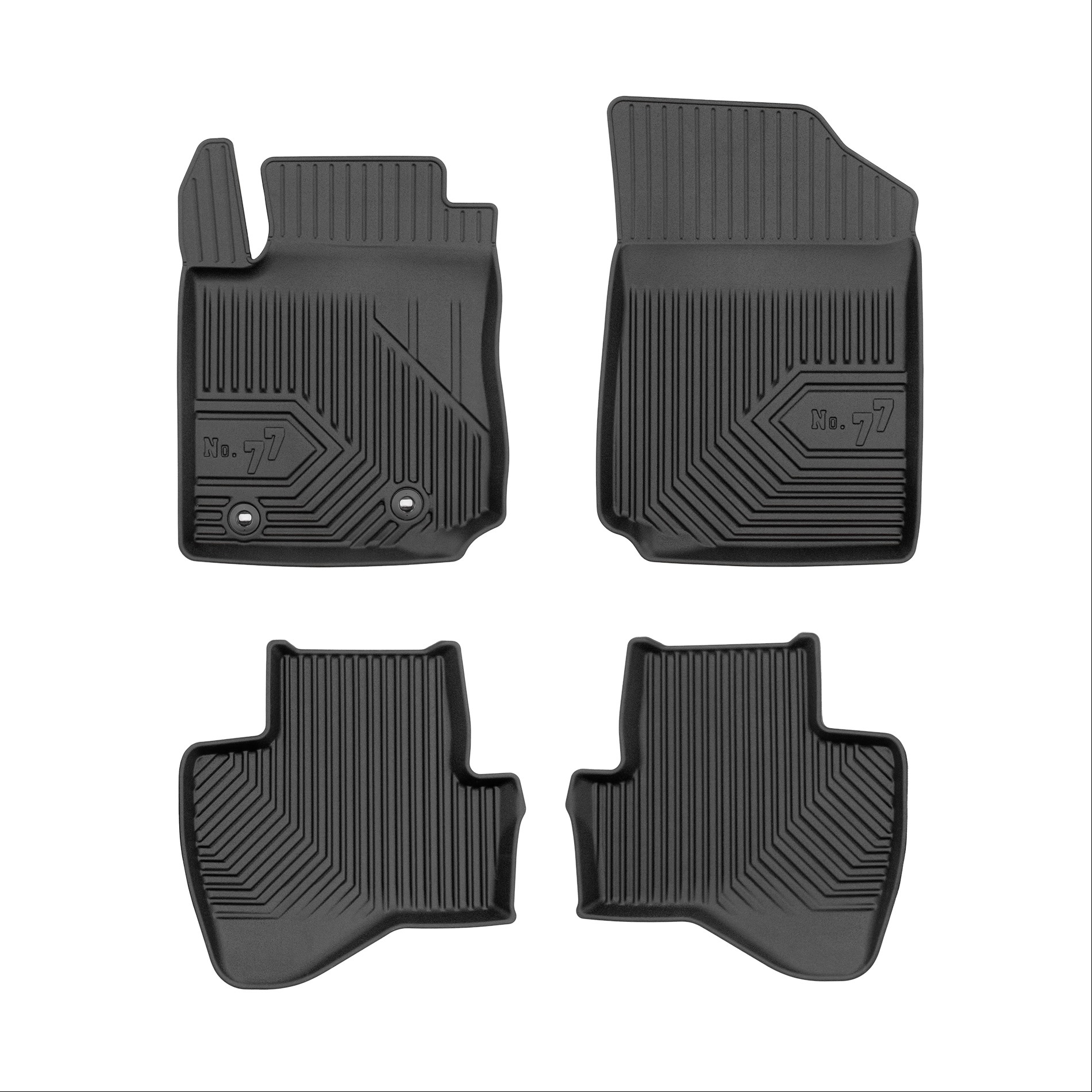 Car mats No77 for Toyota Aygo 2014-2022 3pcs Frogum