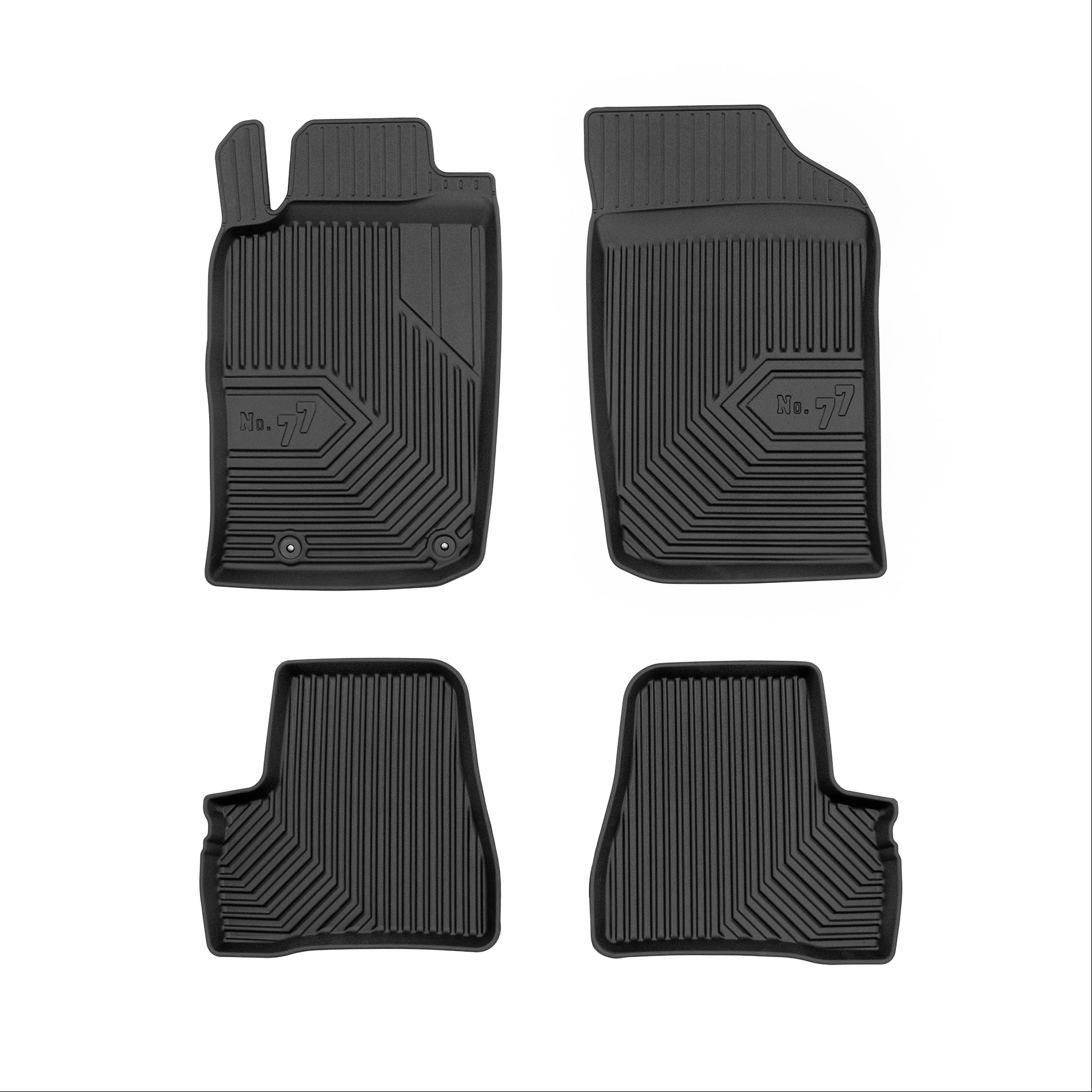 Car mats No77 for Peugeot 206 1998-2009 4pcs Frogum