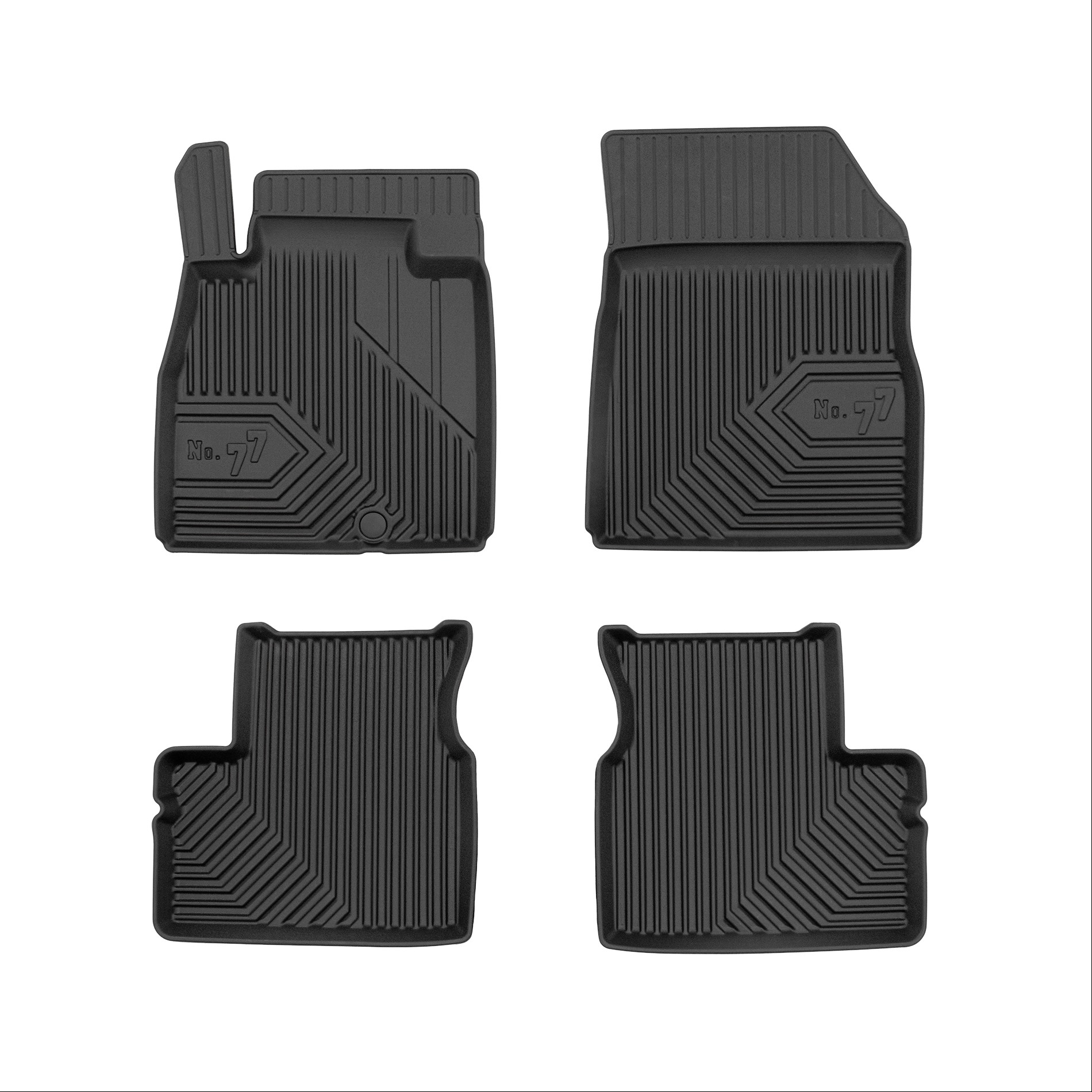 Car mats No77 for Nissan Micra K13 2010-2017 4pcs Frogum