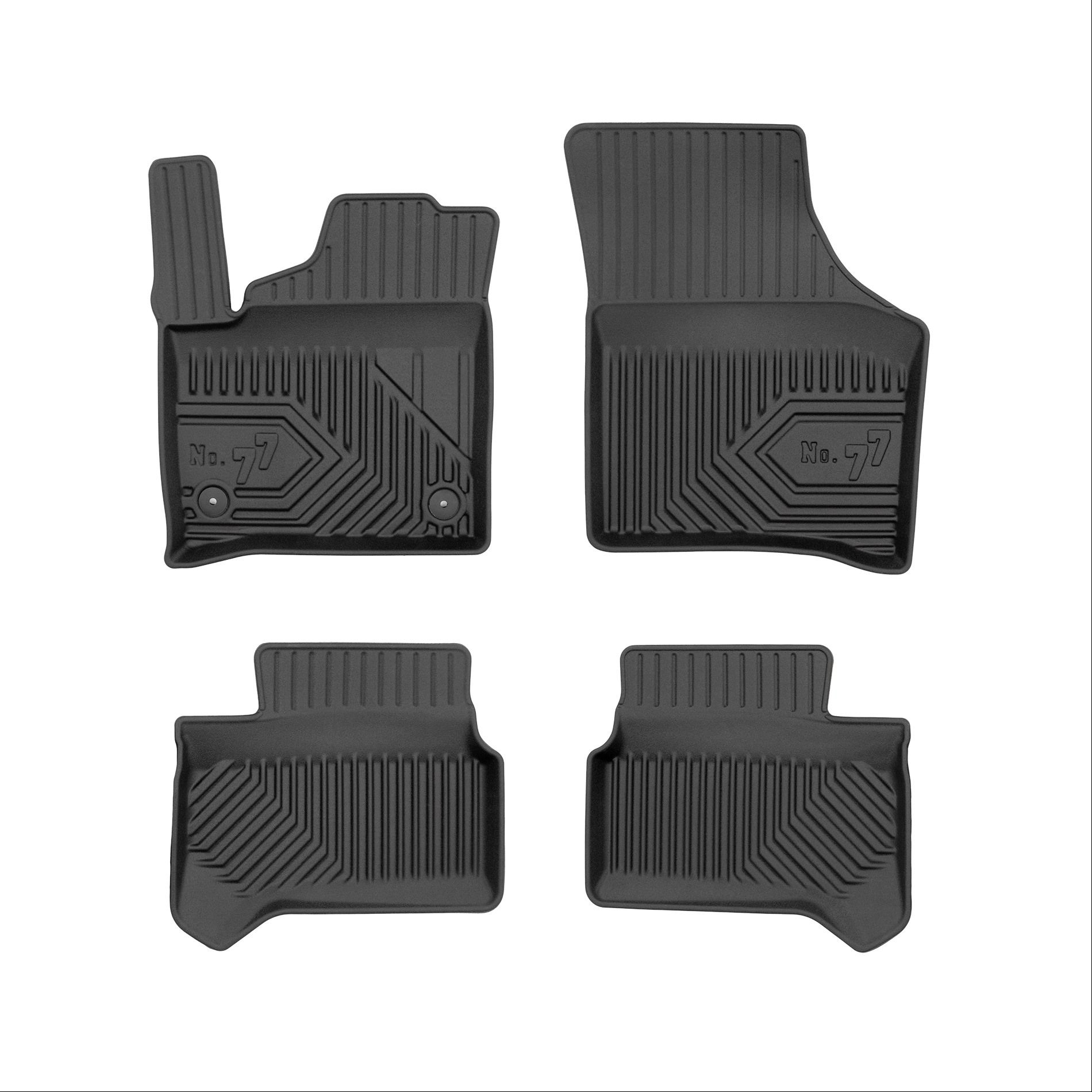 Car mats No77 for Skoda Citigo-e iV 2019-2020 4pcs Frogum