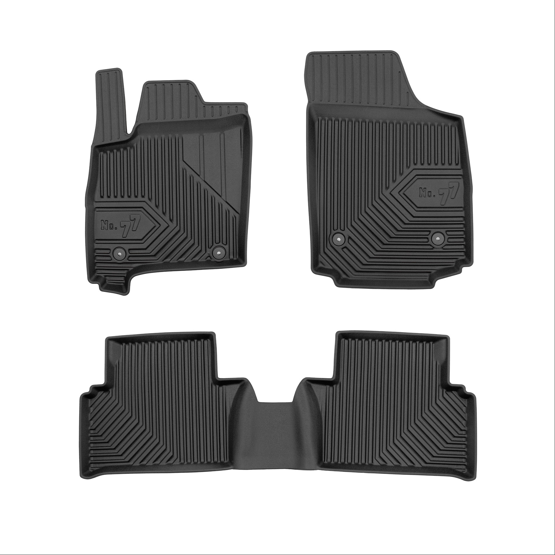 Car mats No77 for Opel Meriva 2003-2010 3pcs Frogum