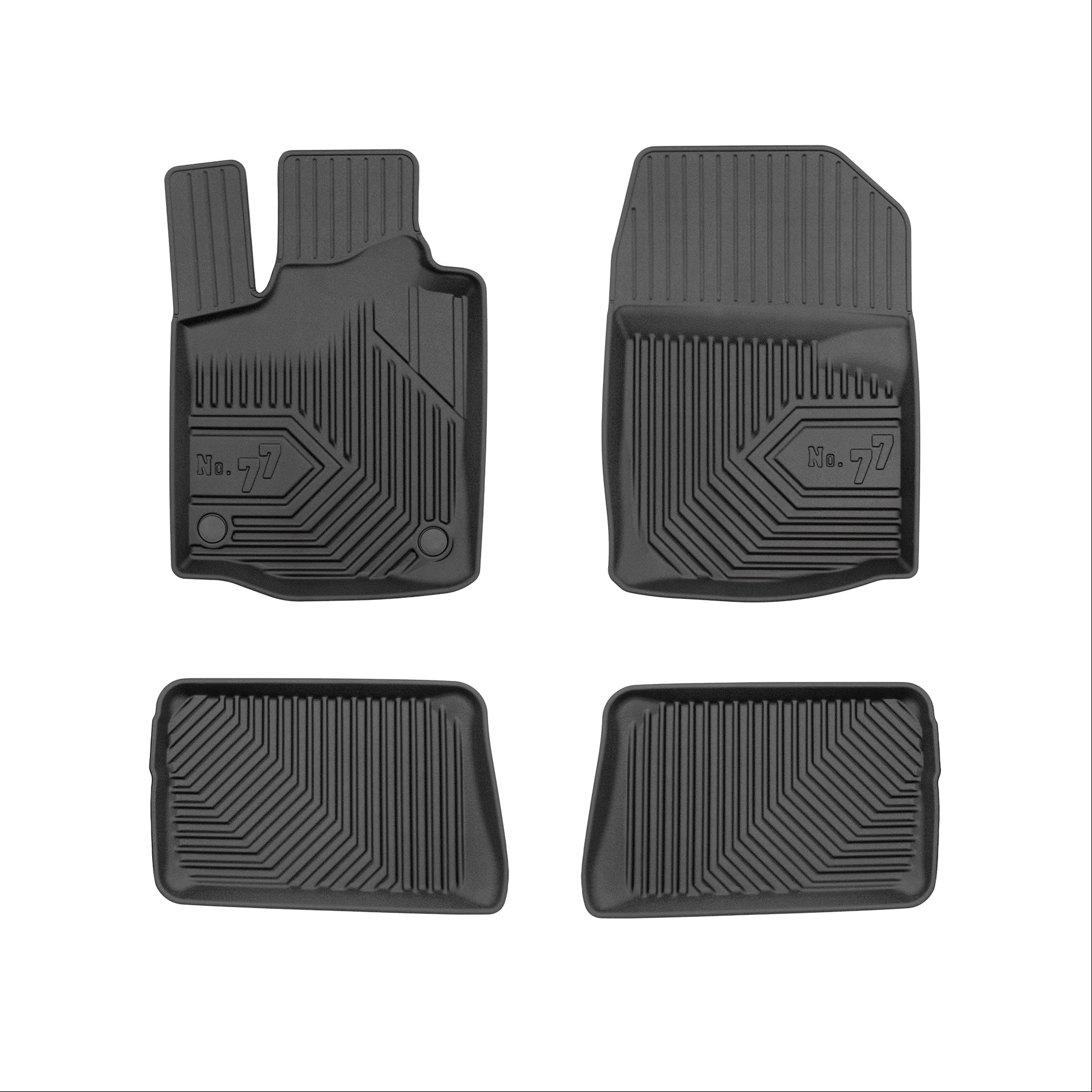 Car mats No77 for Renault Twingo 2007-2014 4pcs Frogum