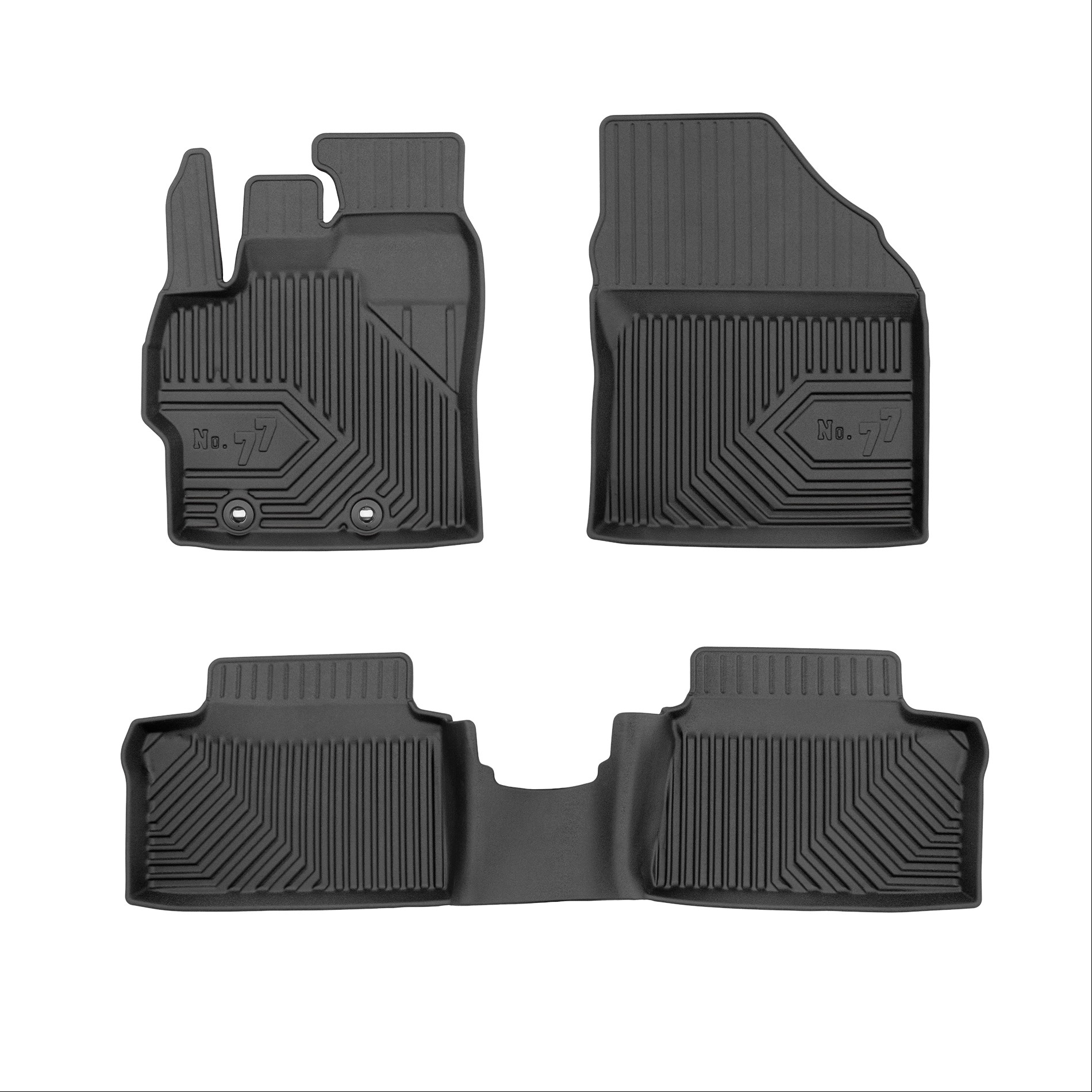 Car mats No77 for Toyota Yaris Cross 2021-> Toyota Yaris (Hybrid) 2020-> 3pcs Frogum