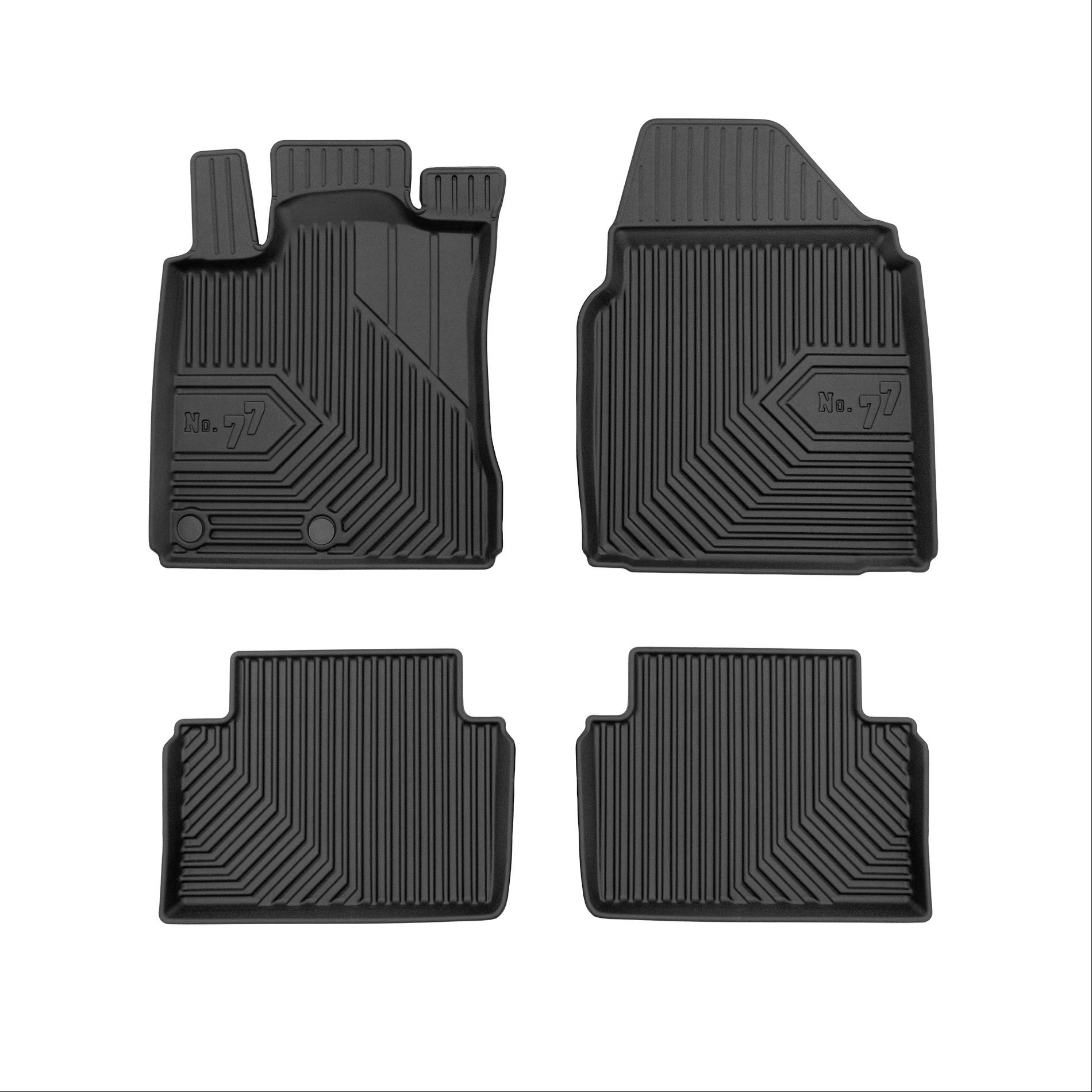 Car mats No77 for Nissan Qashqai 2007-2013 4pcs Frogum