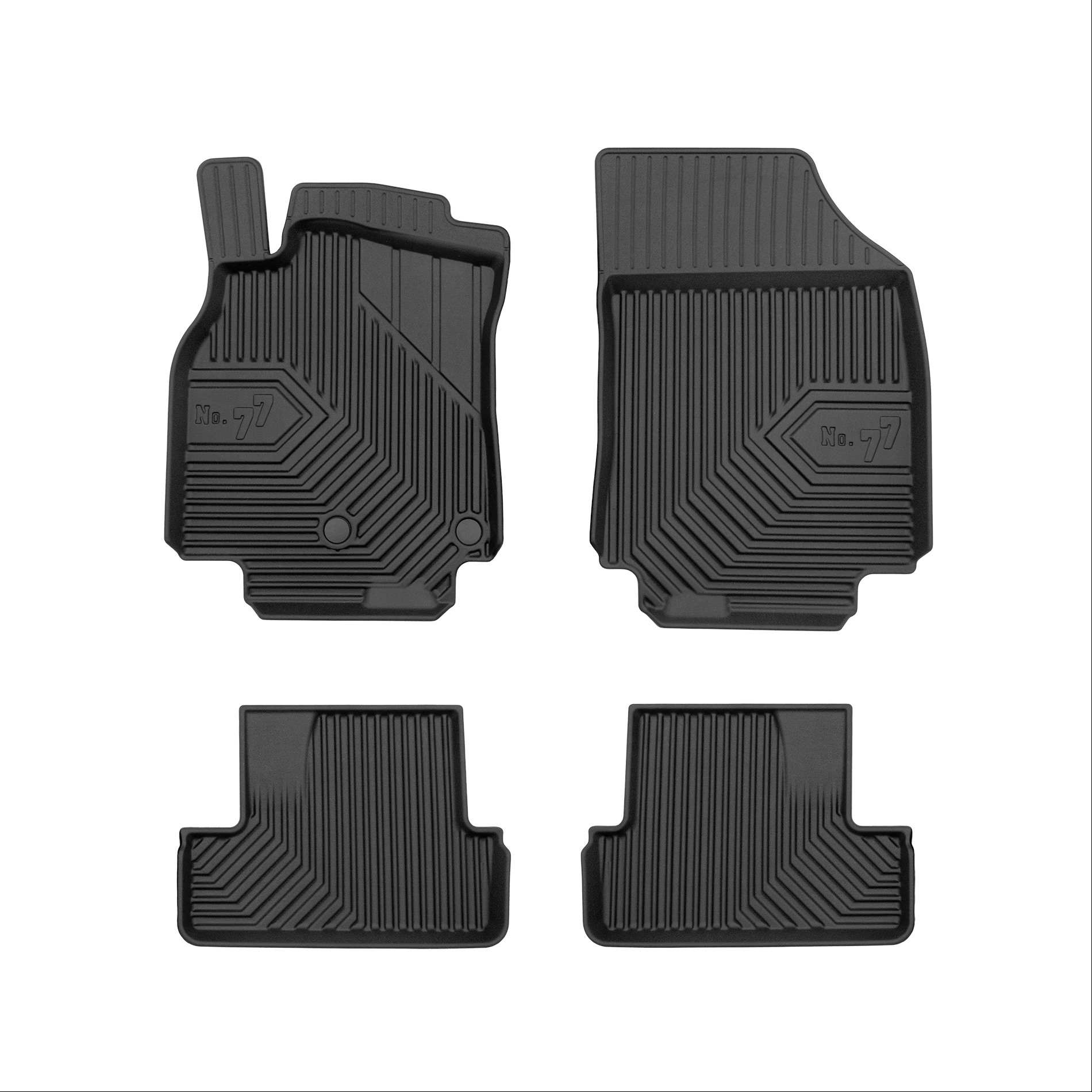 Car mats No77 for Renault Megane Coupe 2009-2016 4pcs Frogum