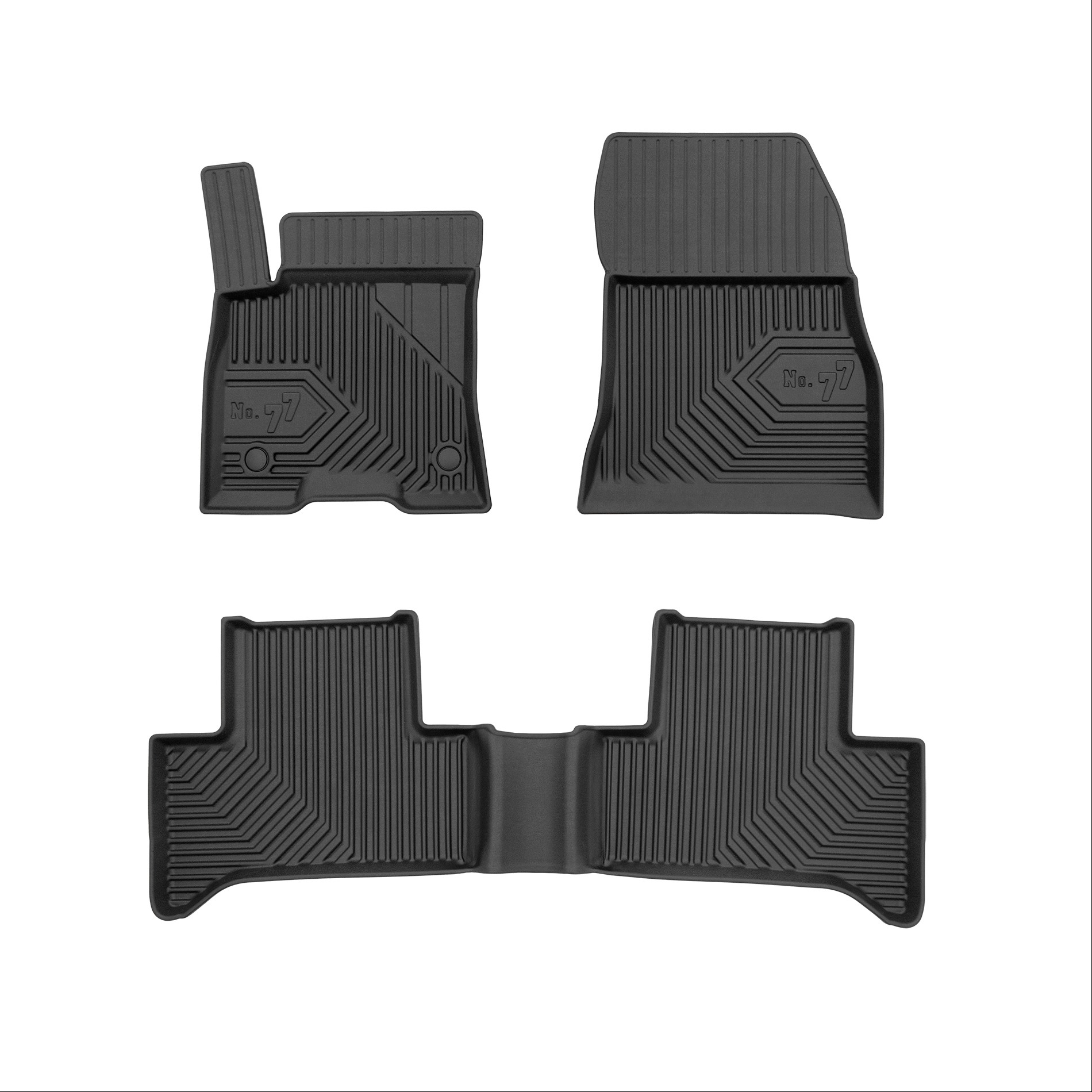 Car mats No77 for Mercedes EQA 2021-> 3pcs Frogum