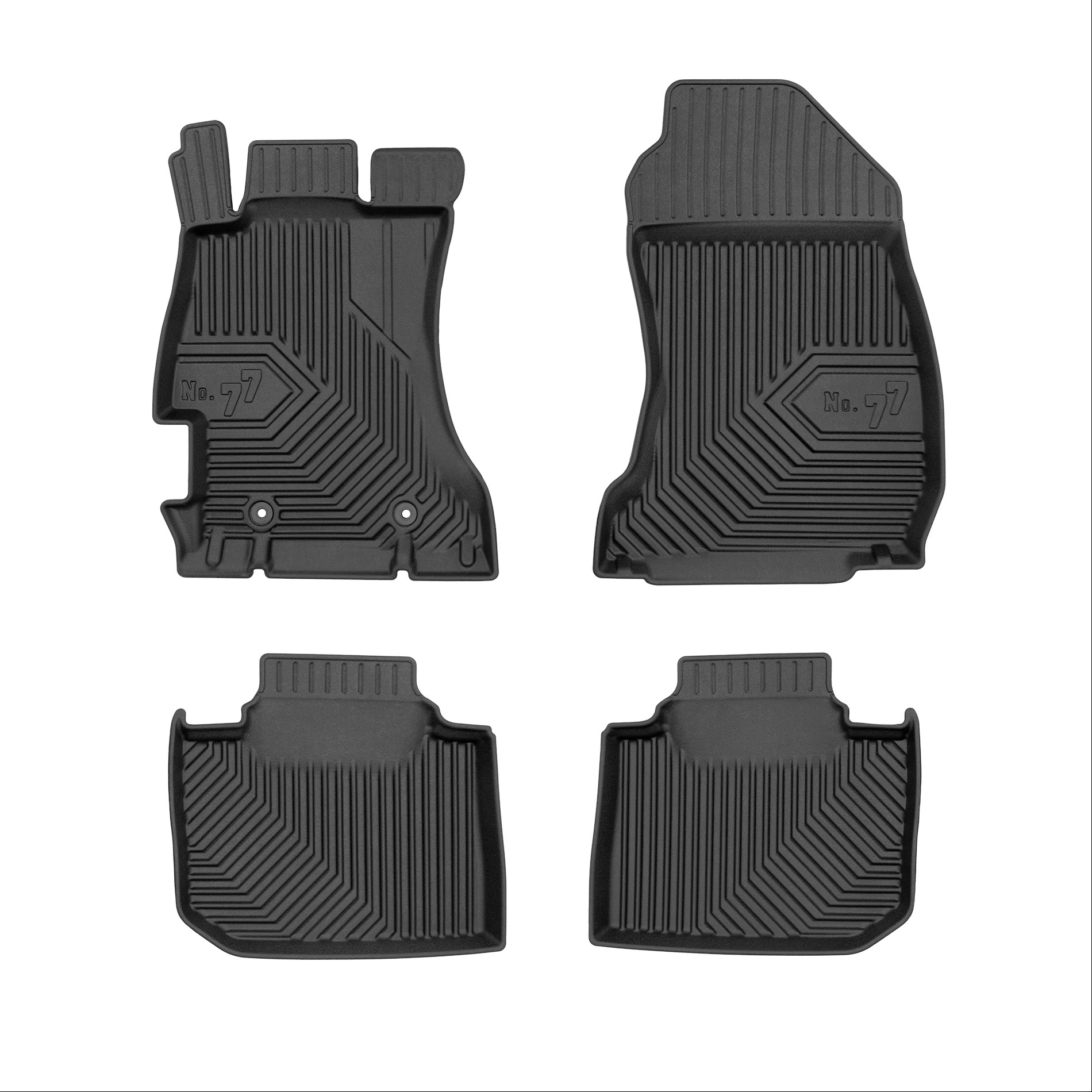 Car mats No77 for Subaru Impreza 2011-2016 Subaru Levorg 2014-2020 Subaru WRX 2014-2021 Subaru XV 2011-2017 4pcs Frogum