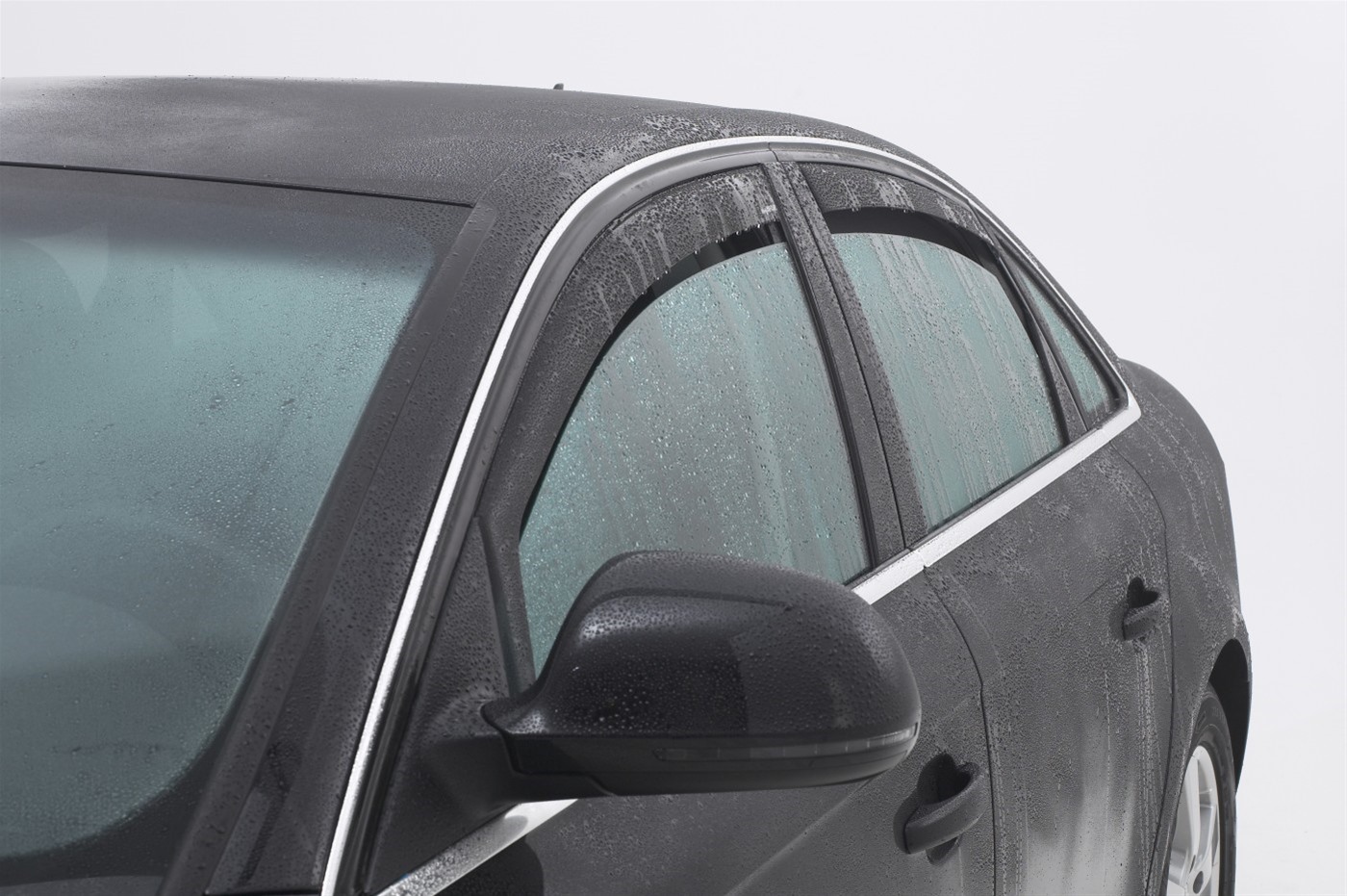 Front wind deflectors VW Tiguan Allspace 2017->7-θέσιο 5D 2pcs Climai