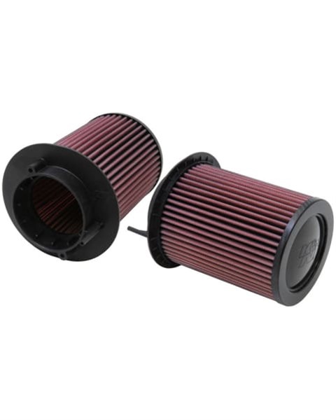 Air filter 2pcs Audi R8 4.2lt 2008-2015 height:168mm K&N