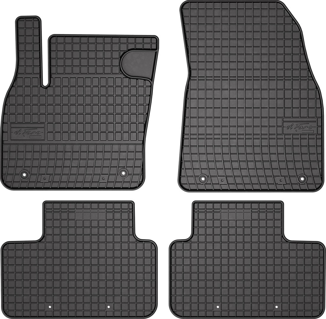 Rubber car mats for Volvo XC40 2017-> 4pcs Frogum