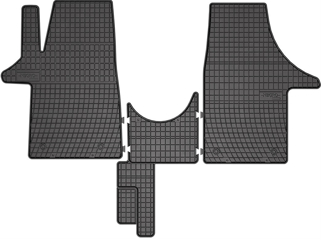 Πατάκια Αυτοκινήτου Λαστιχένια VW T5 2003-2015 - T6 2015-2019 3τμχ Frogum