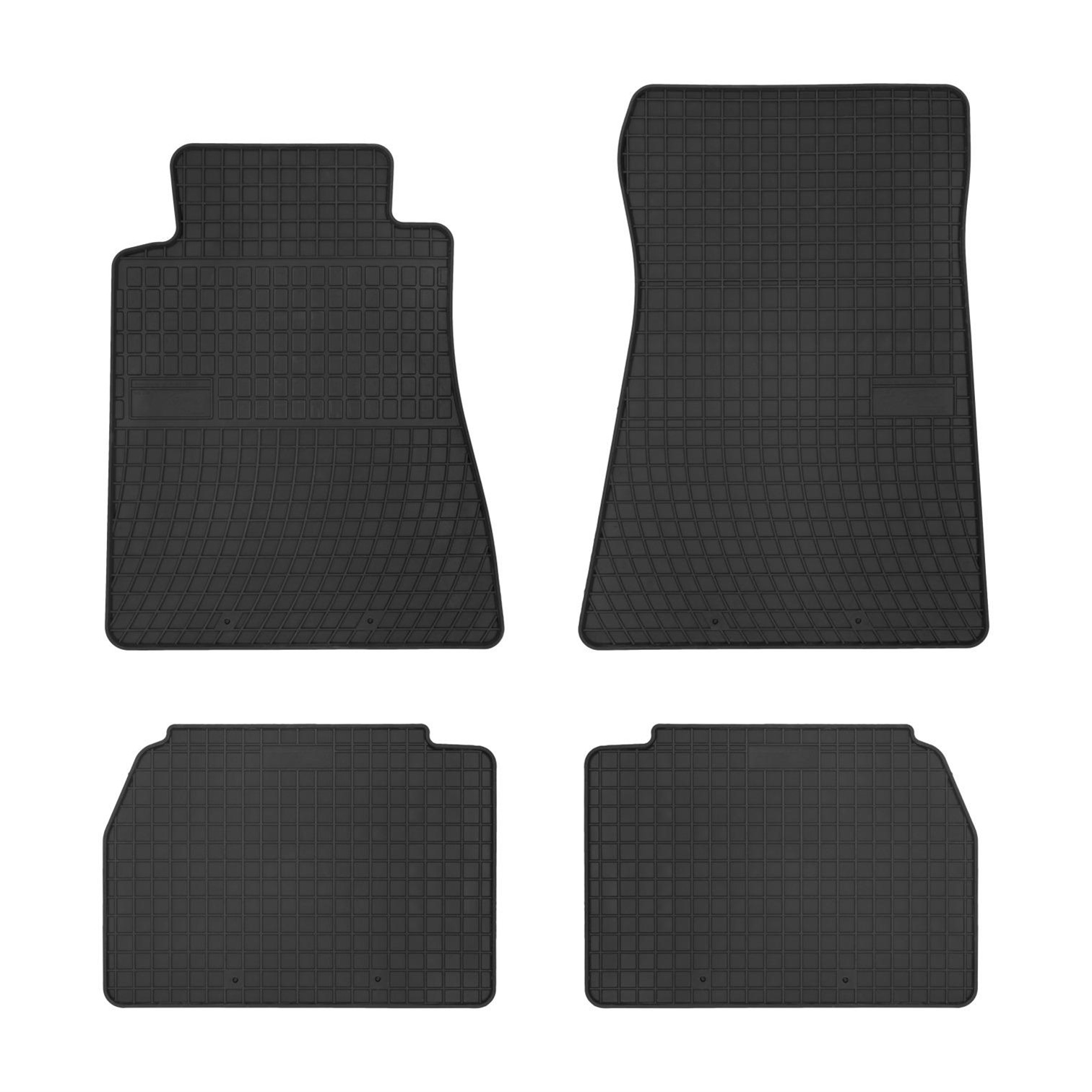 Rubber car mats for Mercedes W201 E190 1982-1993 4pcs Frogum