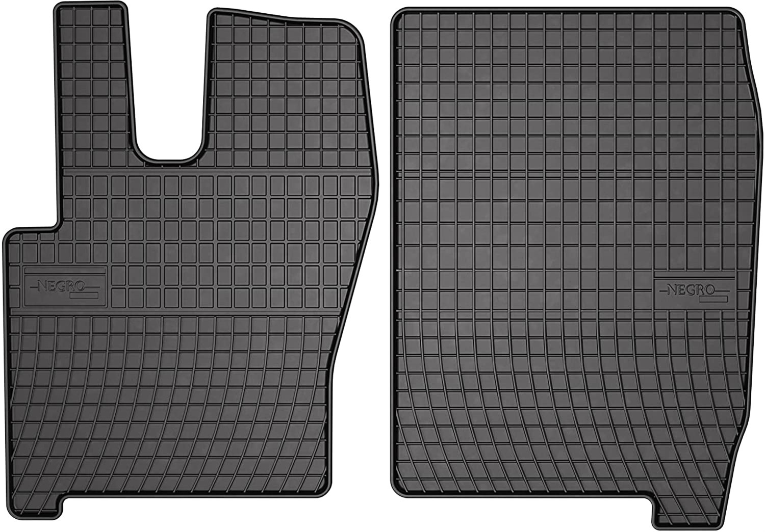 Rubber car mats for Iveco Eurocargo type  120 2002-> 2pcs Frogum