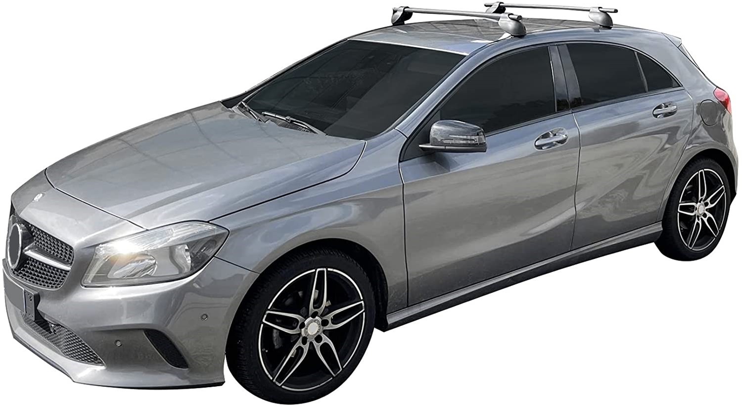 Iron car roof bars with Logico feet and 50kg endurance 112 cm G.Scenic 2009-2016 7seats-5seats-no rails- Megane 2008-2016 Cam