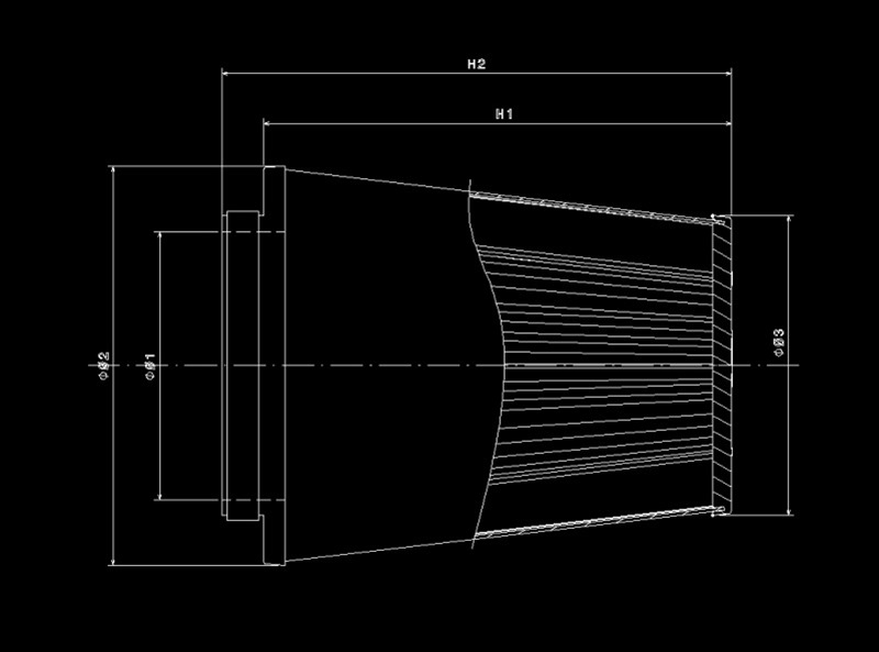 Φιλτροχοάνη Κλειστού Τύπου Φ:70mm x H:112mm 1τμχ BMC