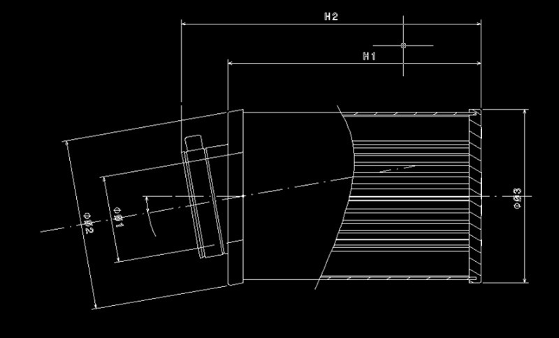 Φιλτροχοάνη Κλειστού Τύπου Φ:70mm x H:128mm 1τμχ BMC